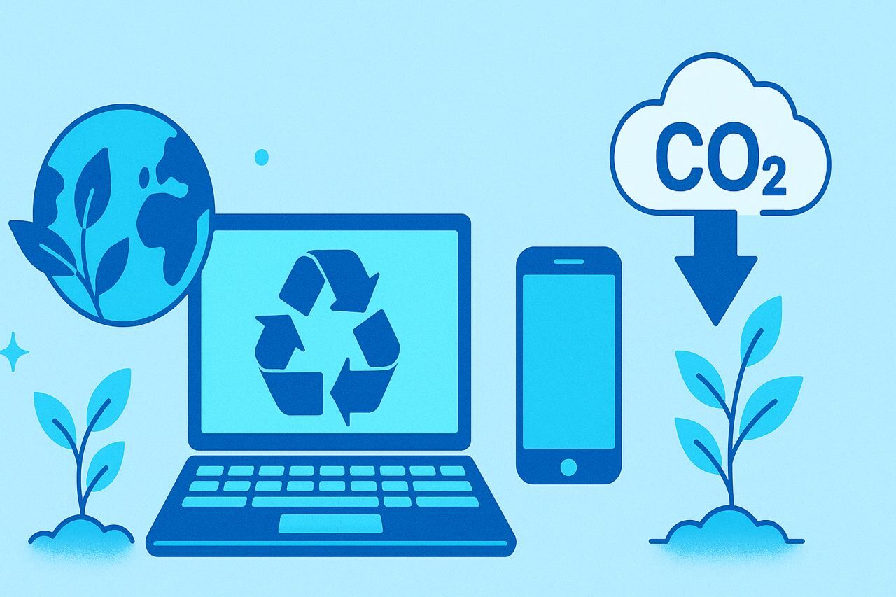 Чому refurbished — найкращий еко-вибір: скільки CO₂ ви заощаджуєте, купуючи відновлену техніку
