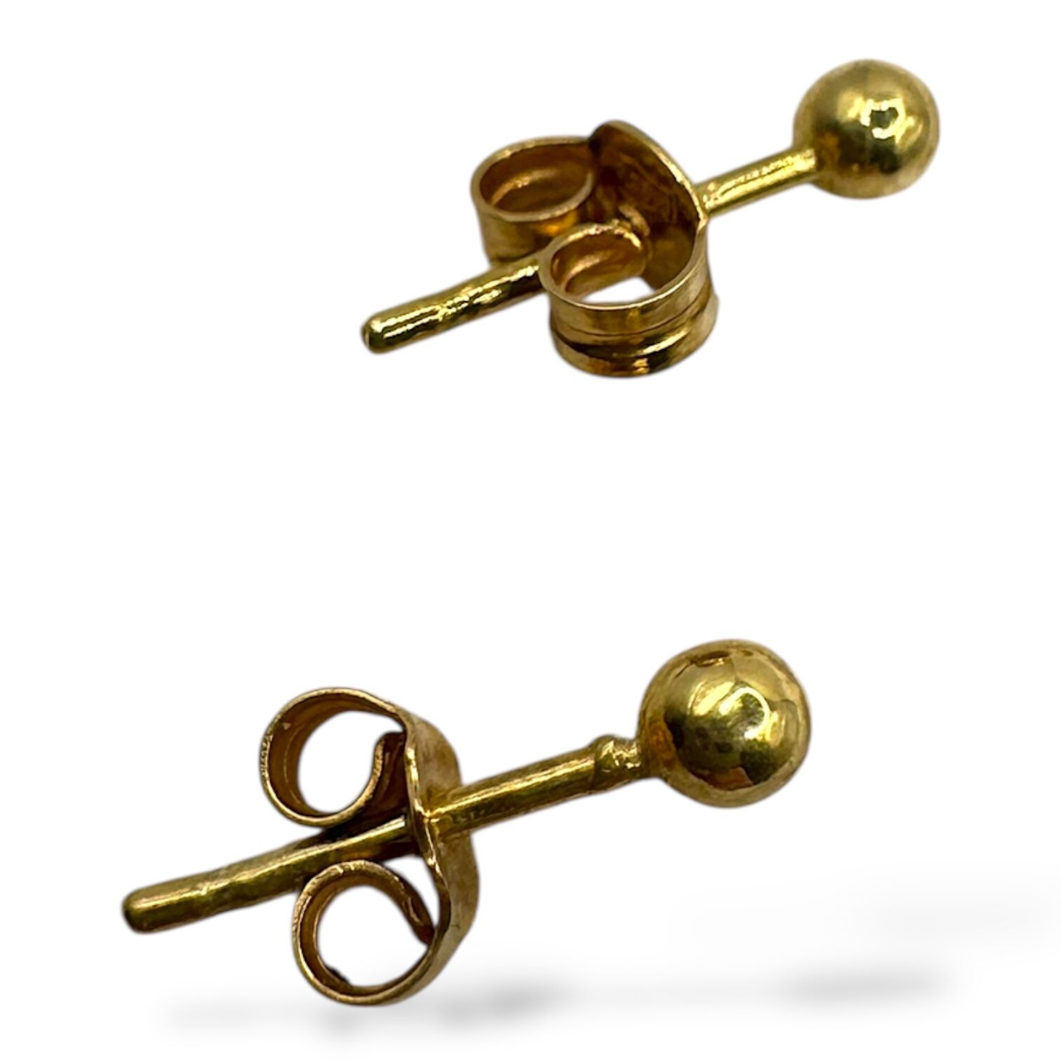 Золотые серьги без вставки