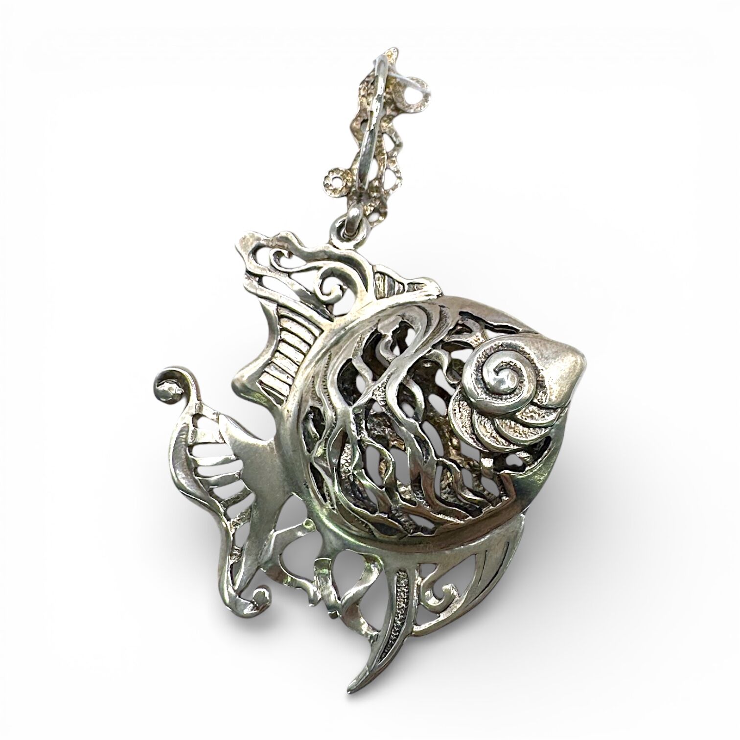 Срібна підвіска без вставок