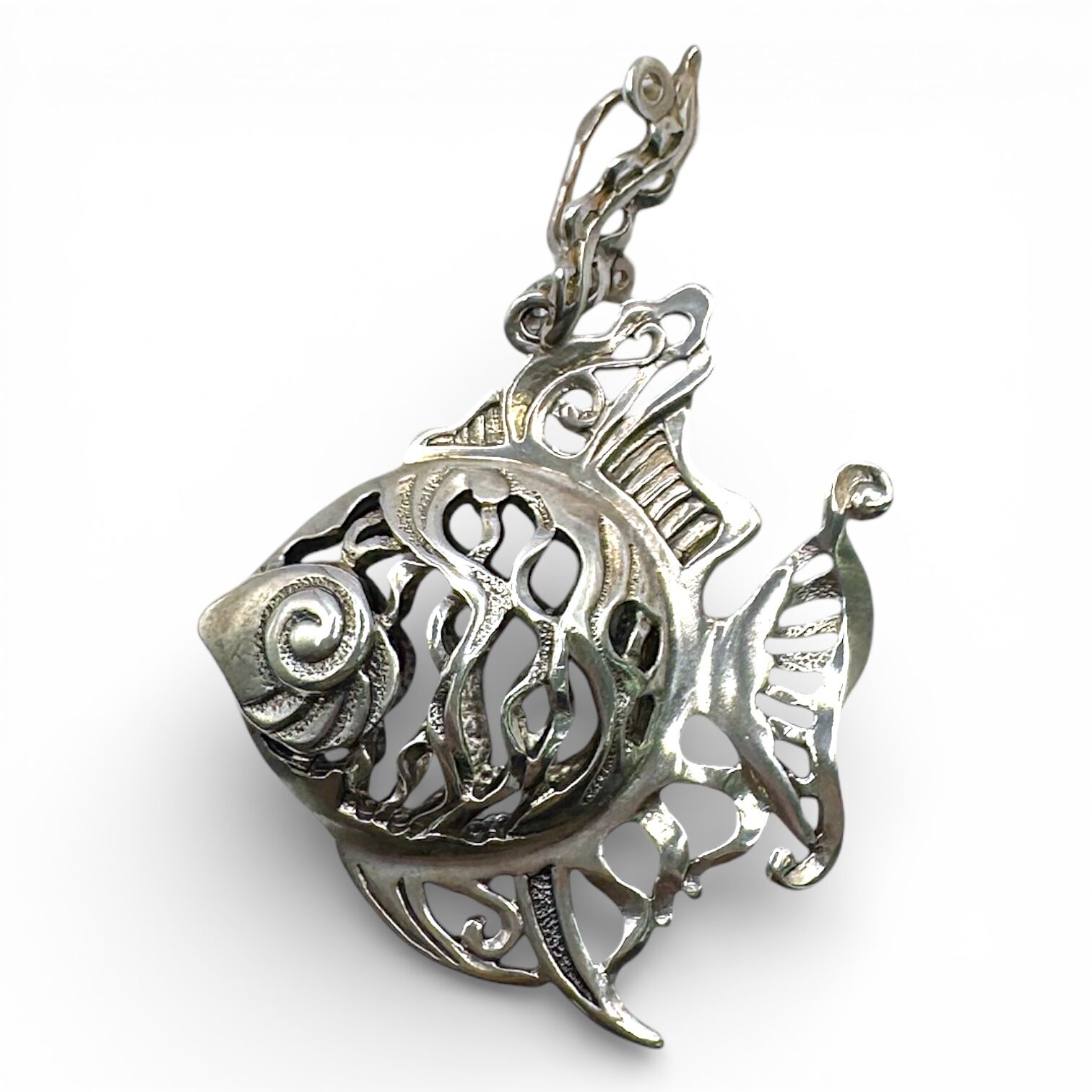 Срібна підвіска без вставок