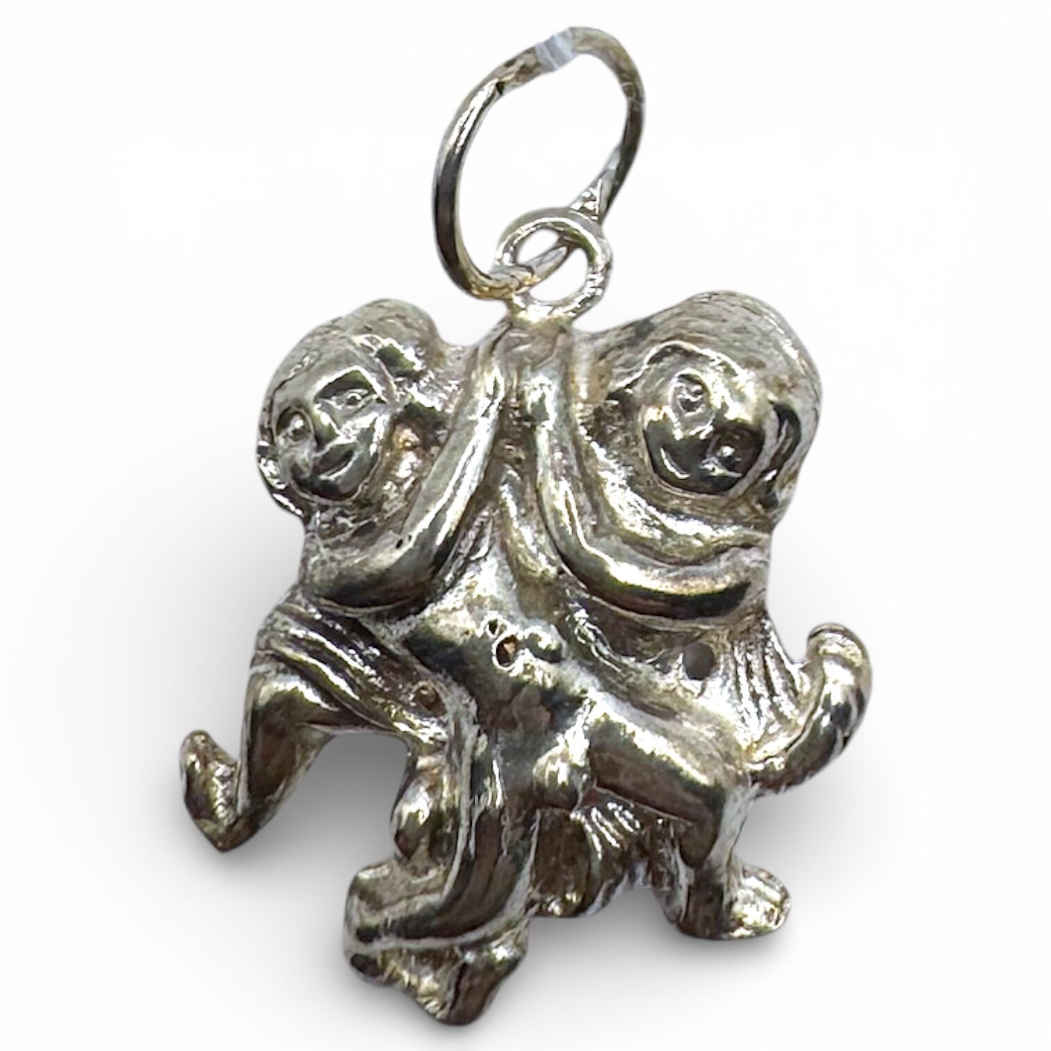 Серебряная подвеска без вставки