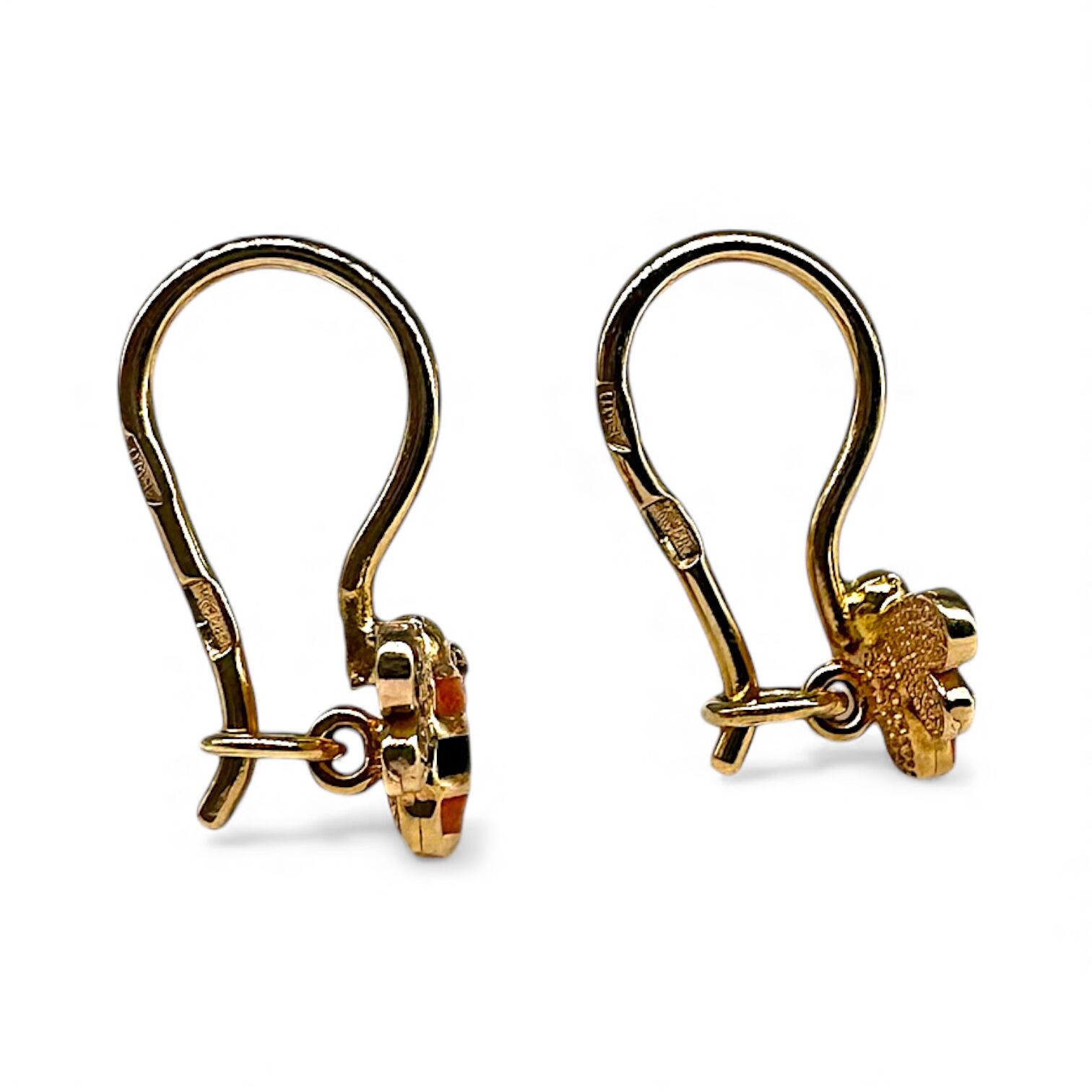 Золоті сережки з фіанітами