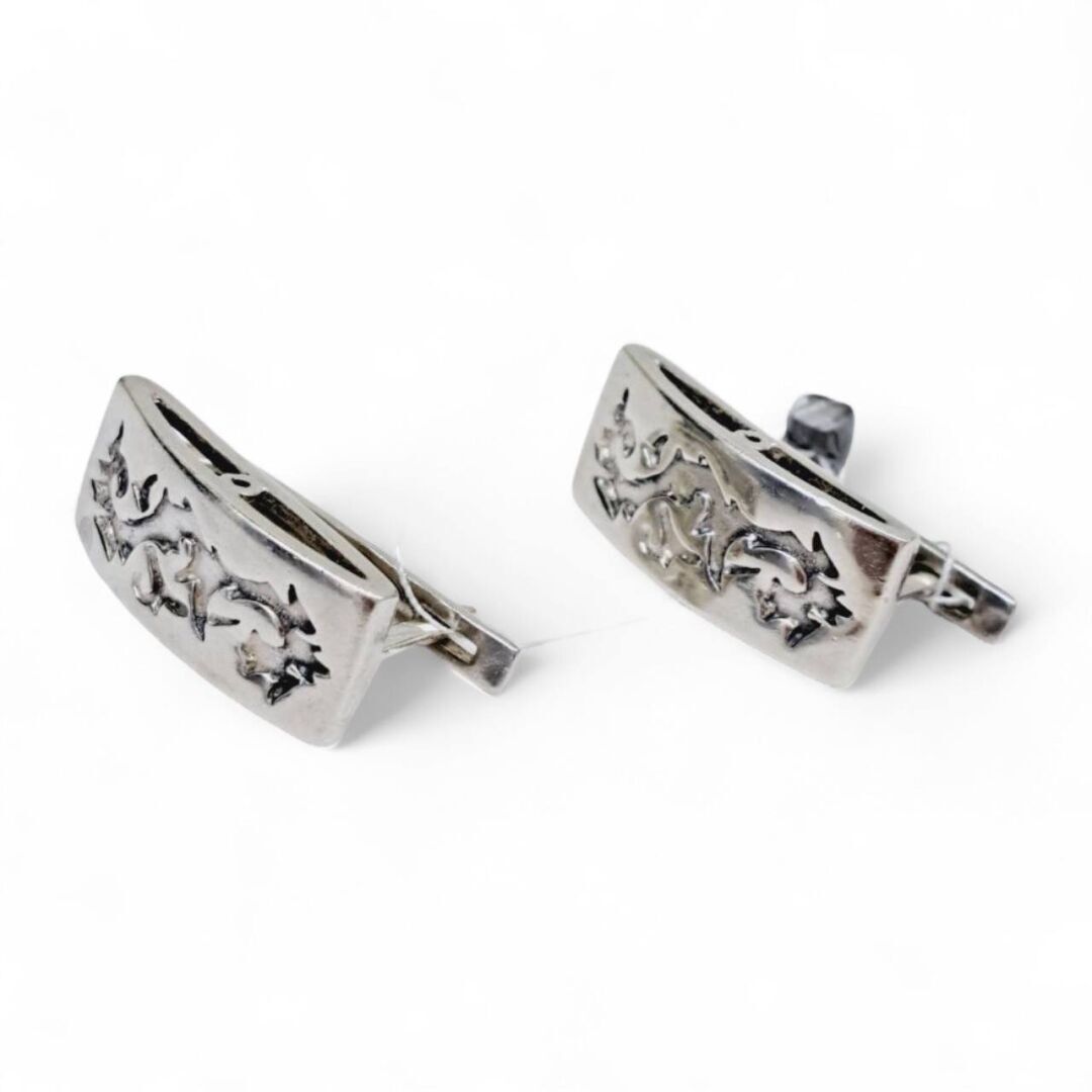 Срібні сережки