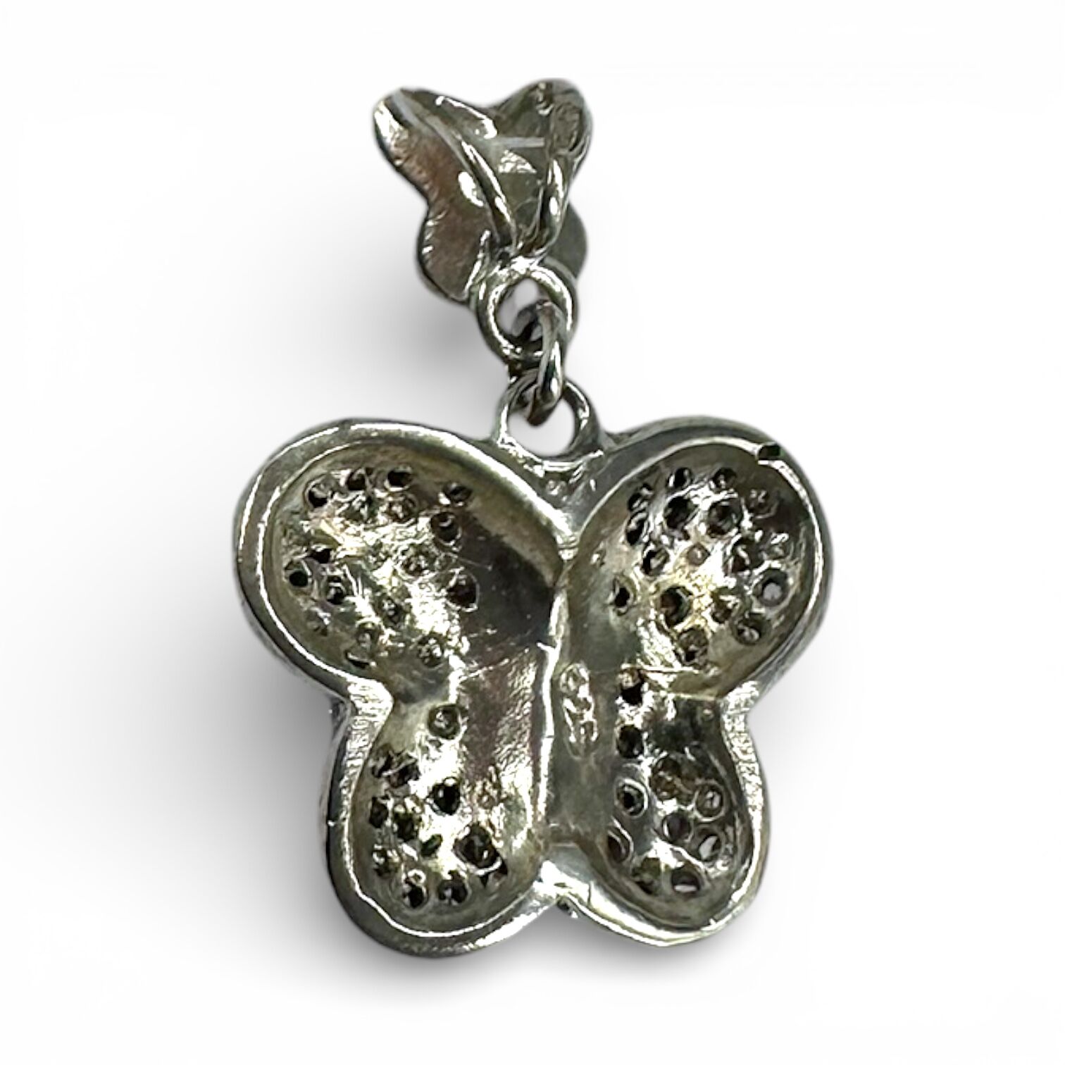 Срібна підвіска з фіанітом