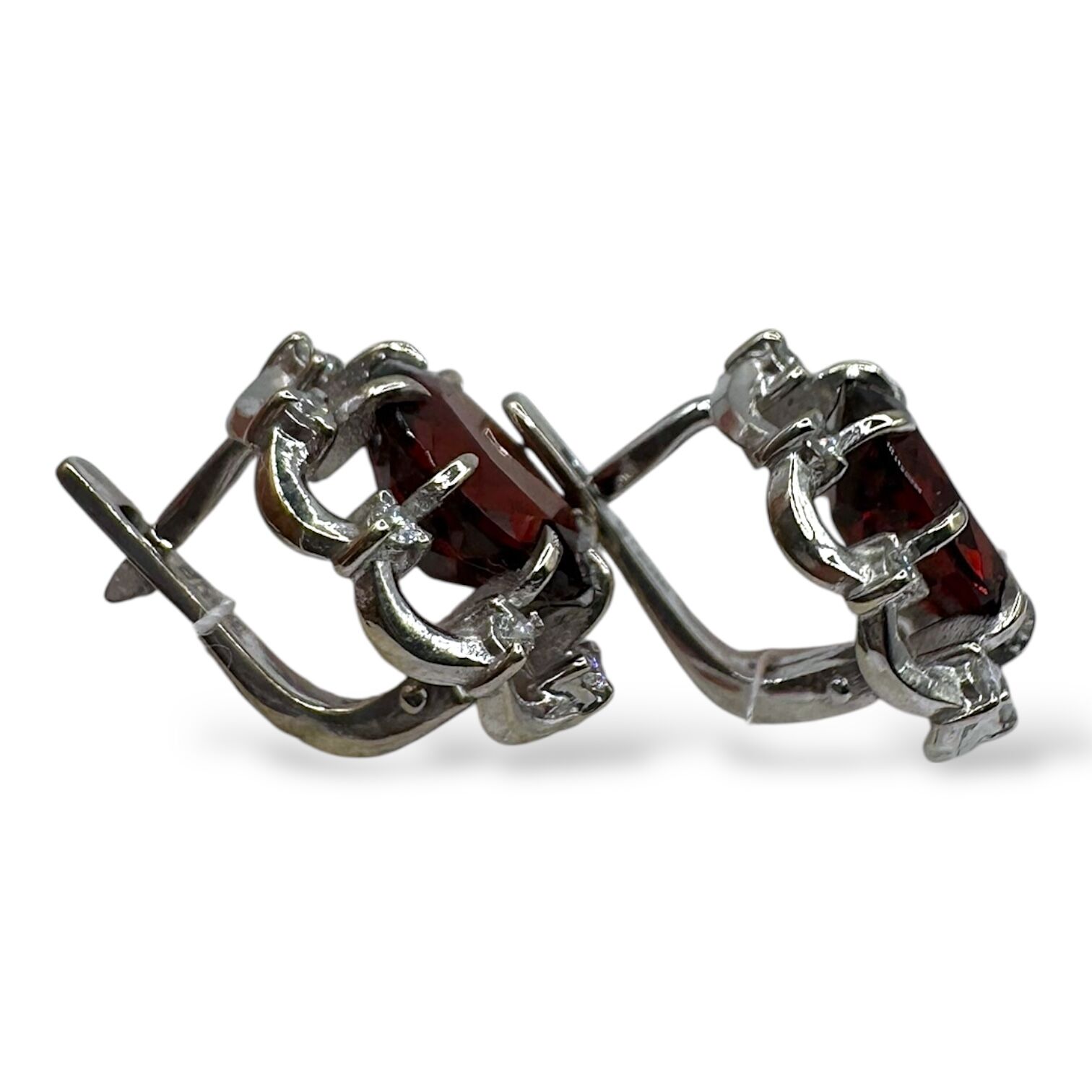 Золоті сережки з діамантами