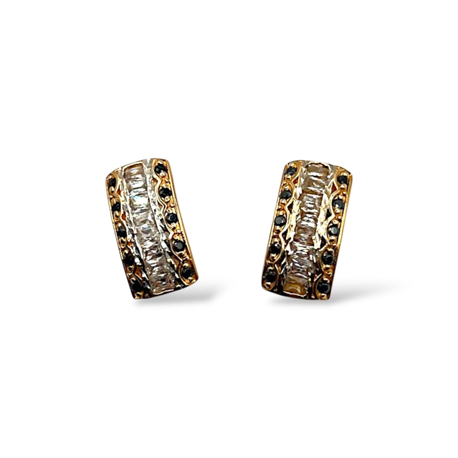 Золоті сережки з фіанітами