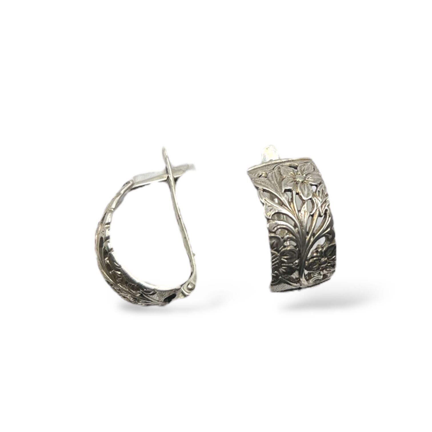 Срібні сережки