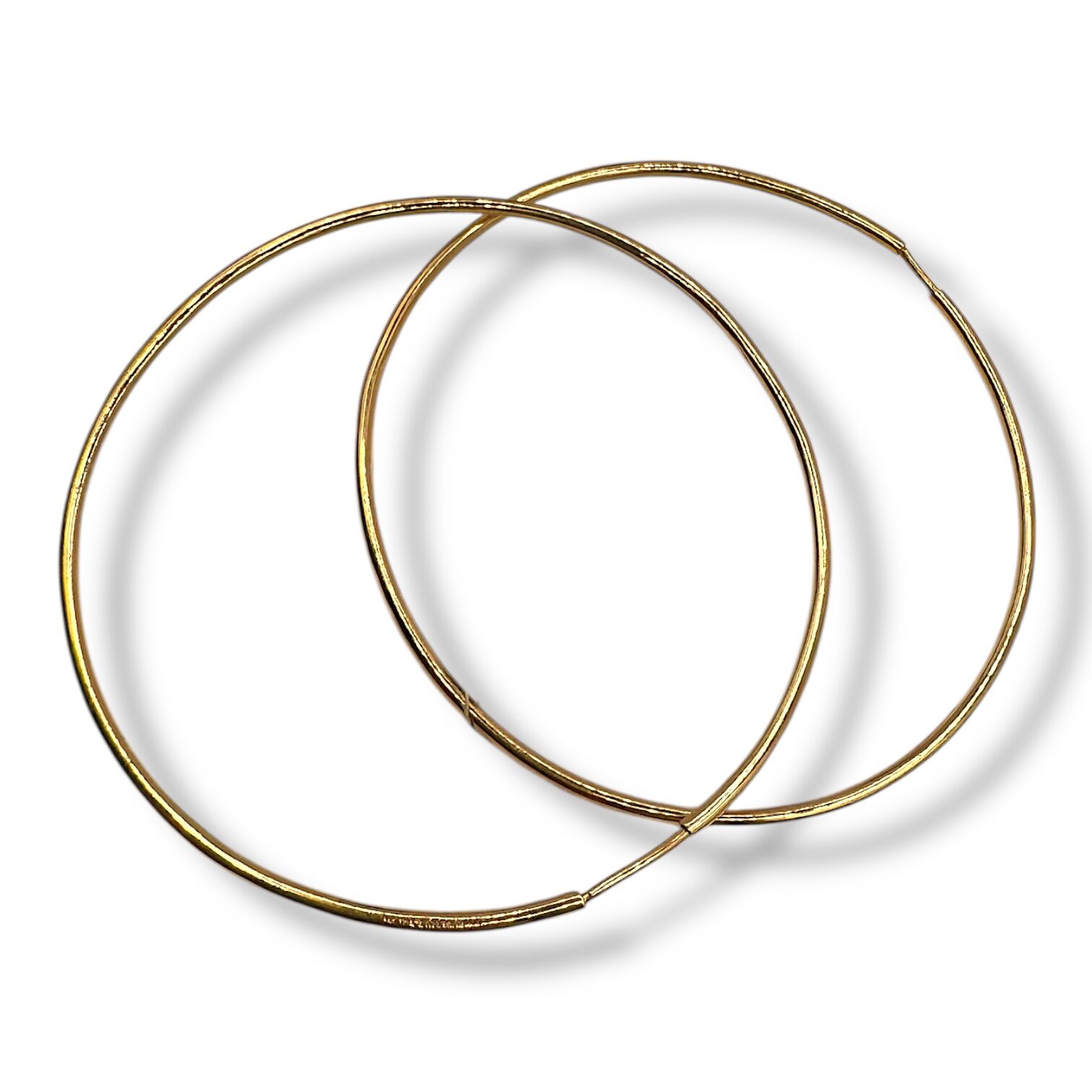 Золоті сережки без вставки