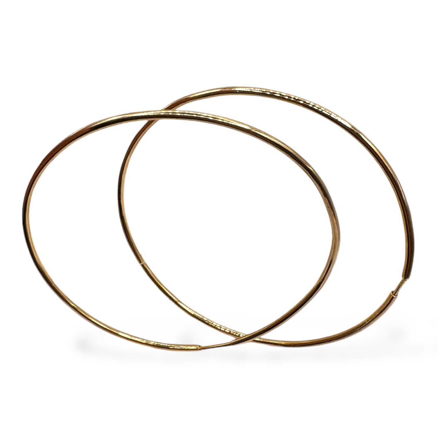 Золоті сережки без вставки