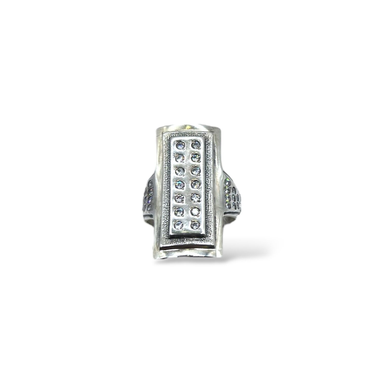 Серебряное кольцо без вставки