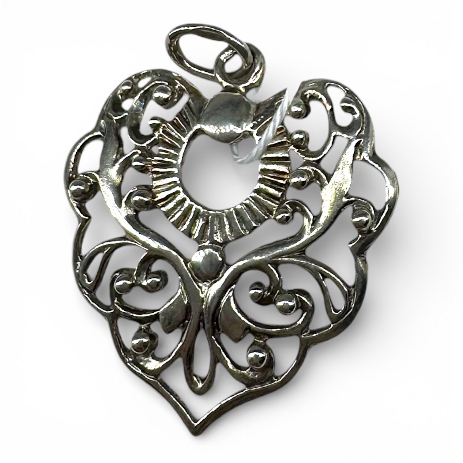 Срібна підвіска без вставок