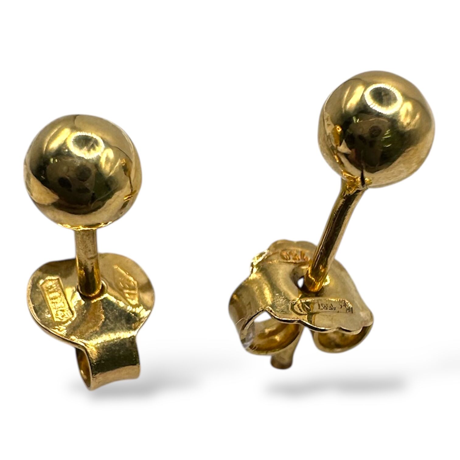 Золоті сережки без вставки