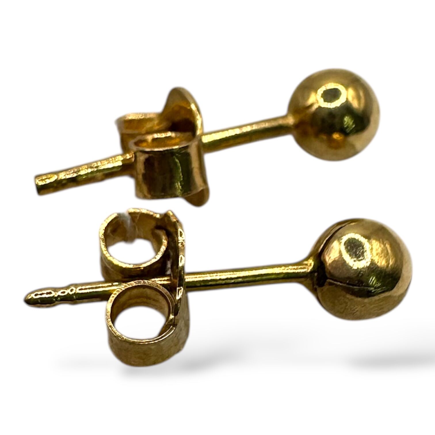 Золоті сережки без вставки