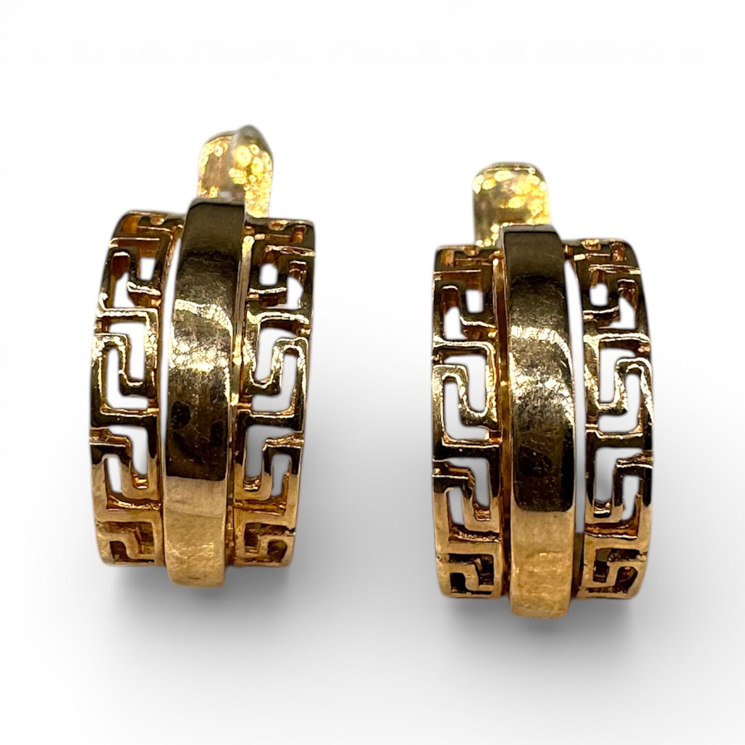 Золотые серьги без вставки