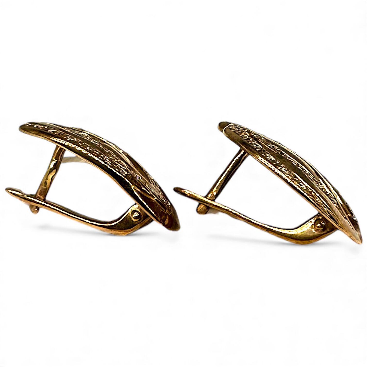 Золоті сережки з фіанітами