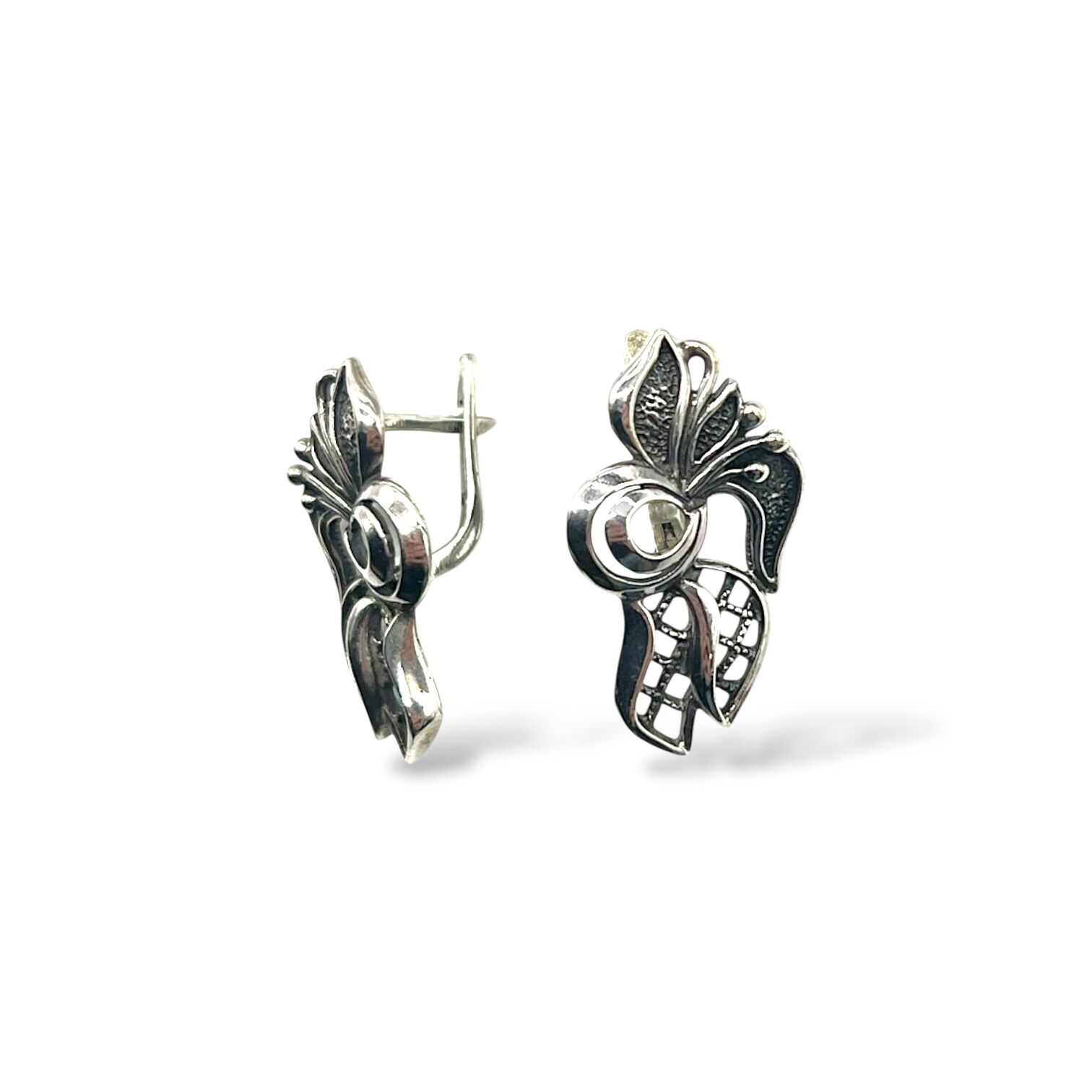 Серебряные серьги