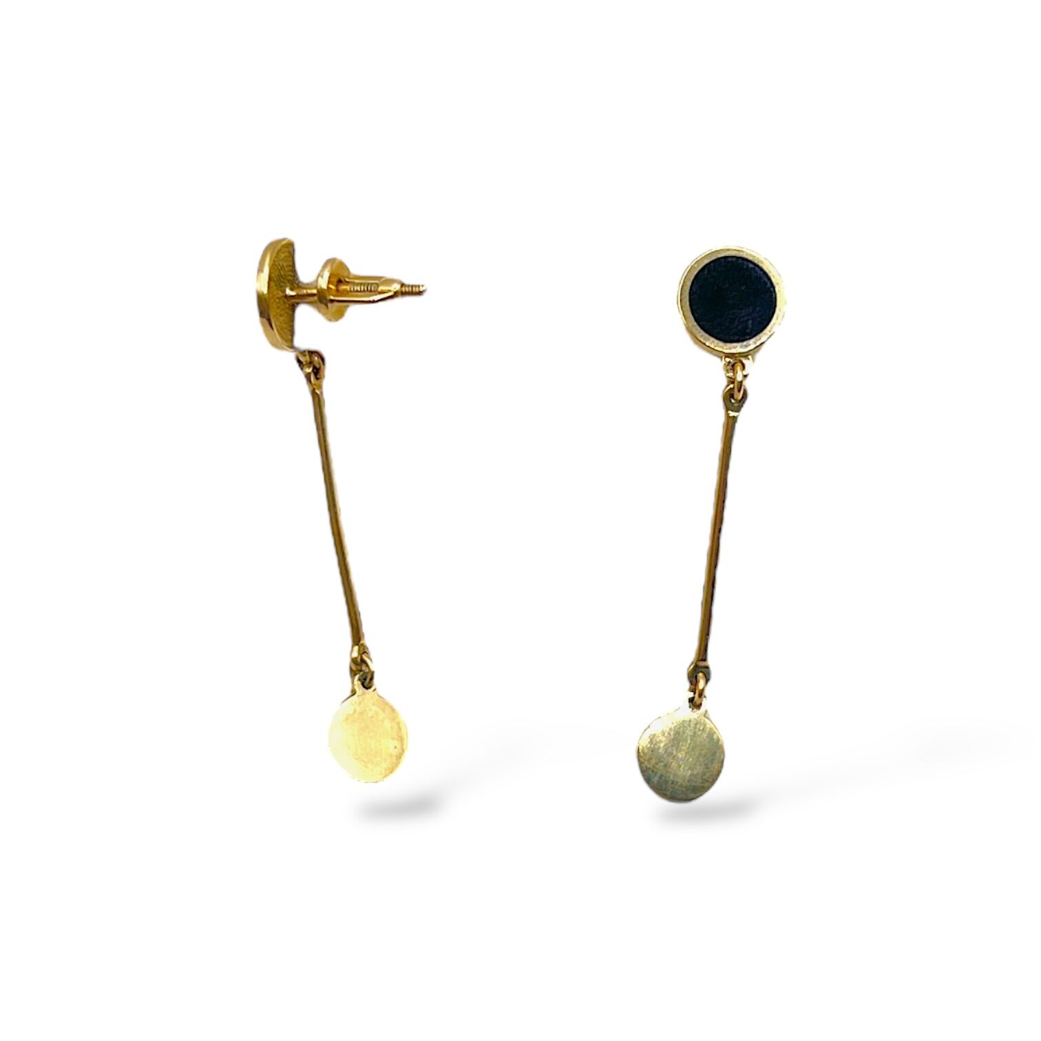 Золоті сережки з фіанітами