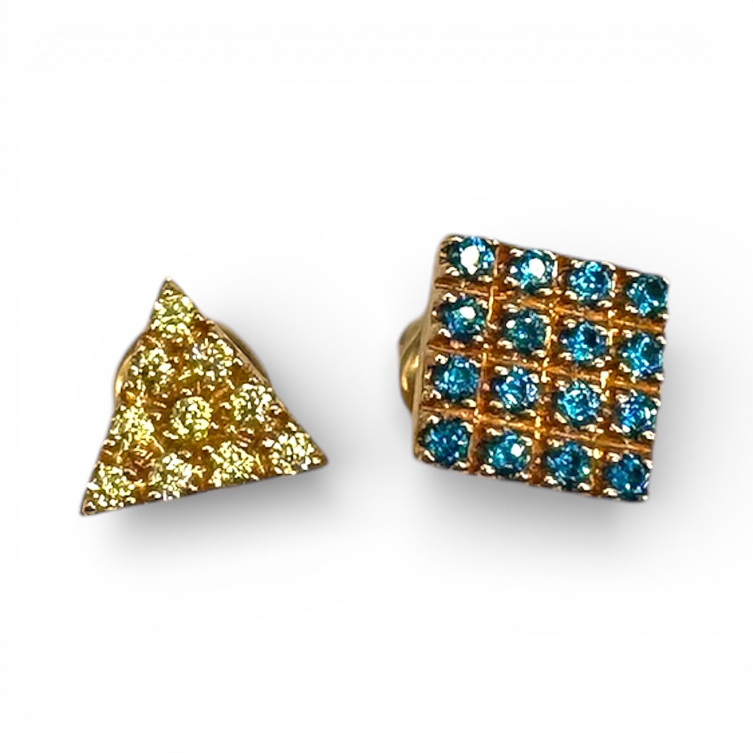 Золоті сережки з фіанітами