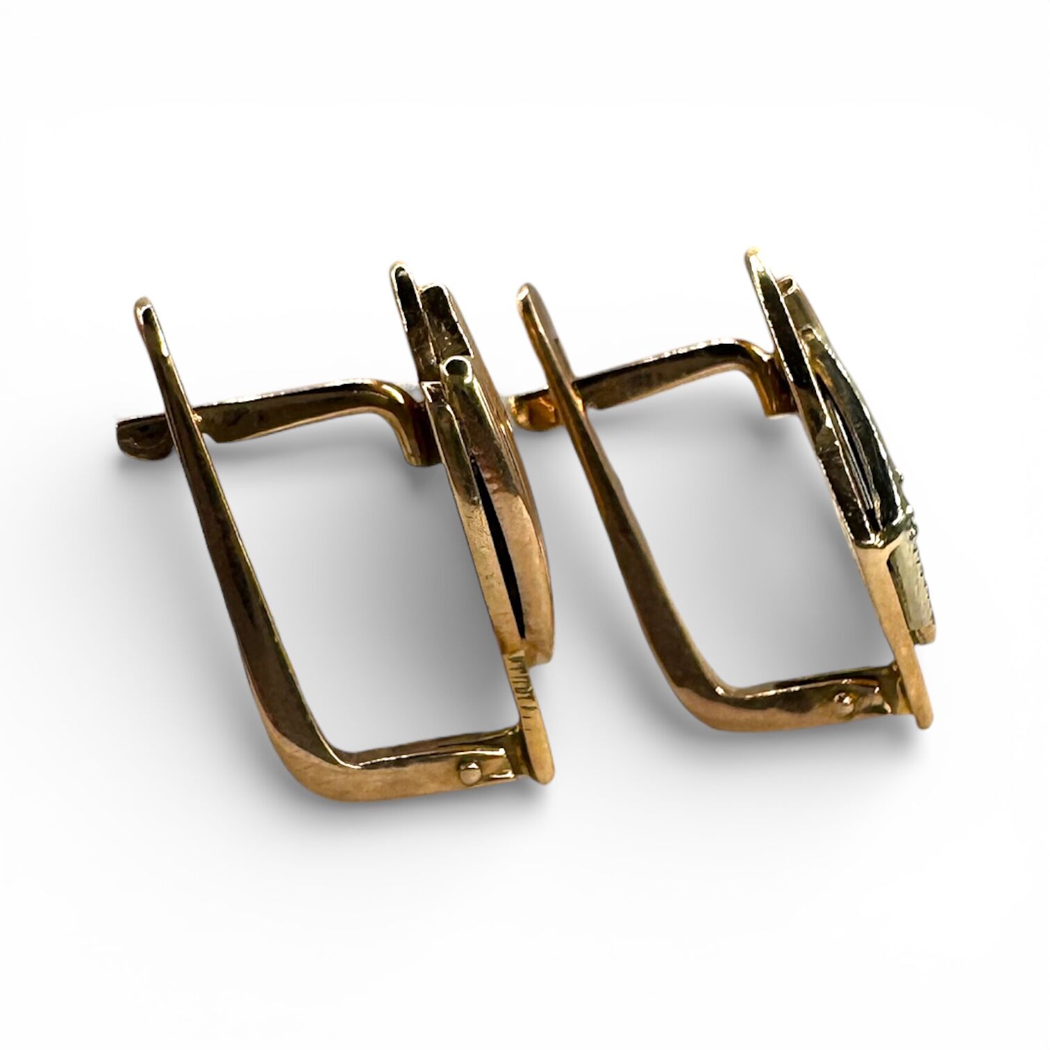 Золоті сережки з фіанітами