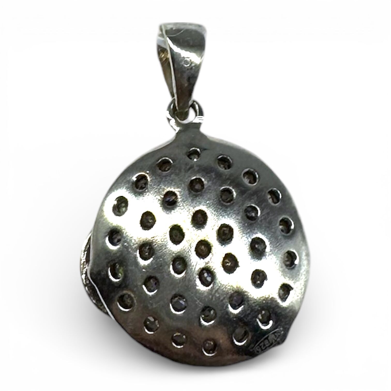 Срібна підвіска з фіанітами