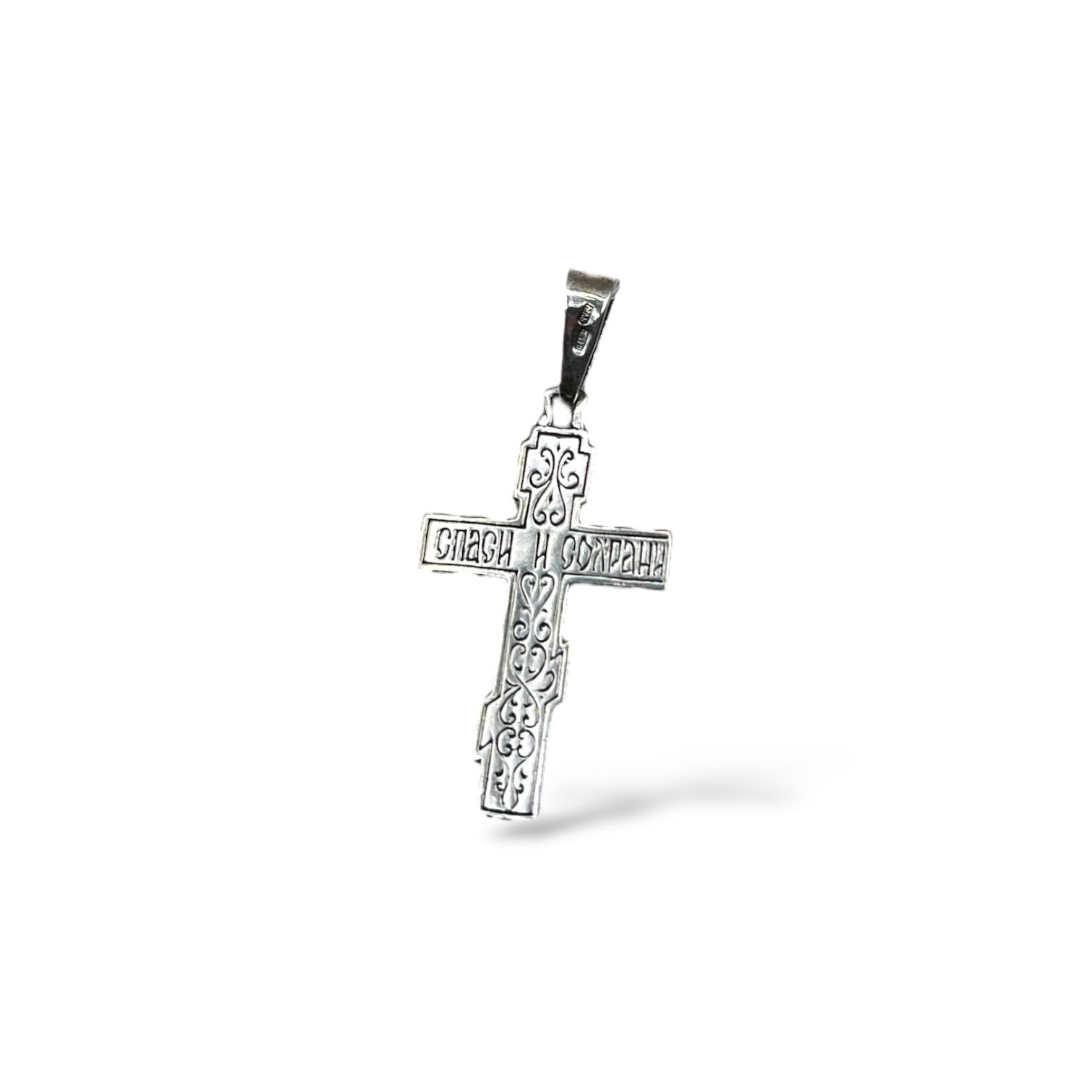 Срібна підвіска без вставки