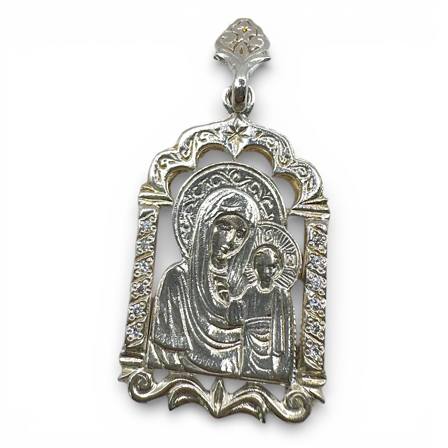 Серебряная подвеска без вставок