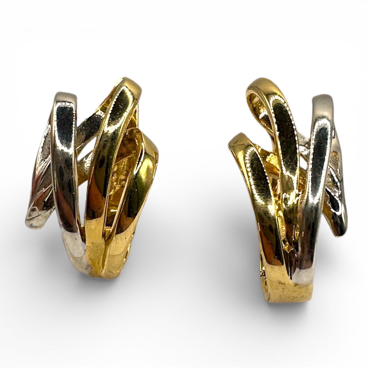 Золоті сережки без вставки