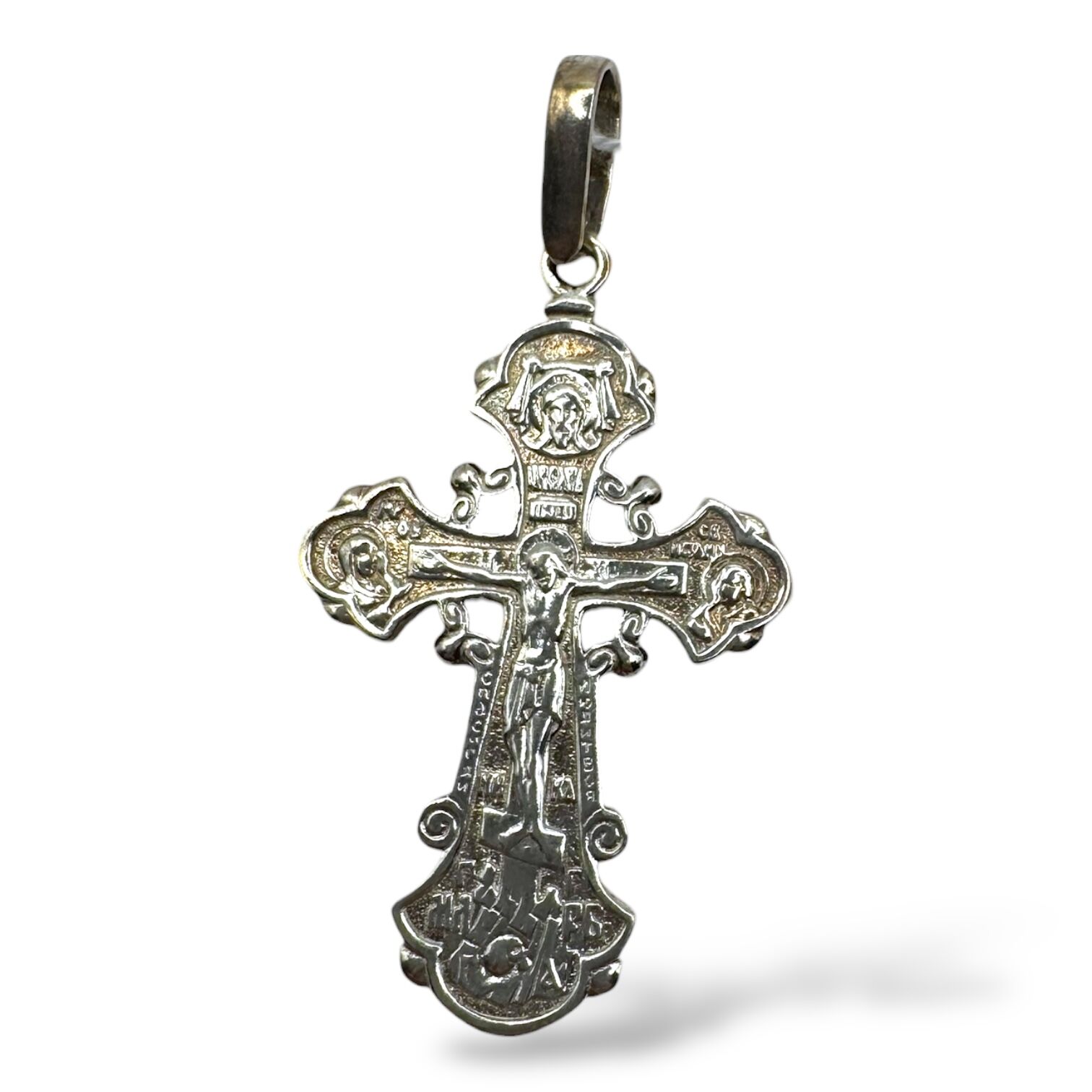 Срібна підвіска без вставок