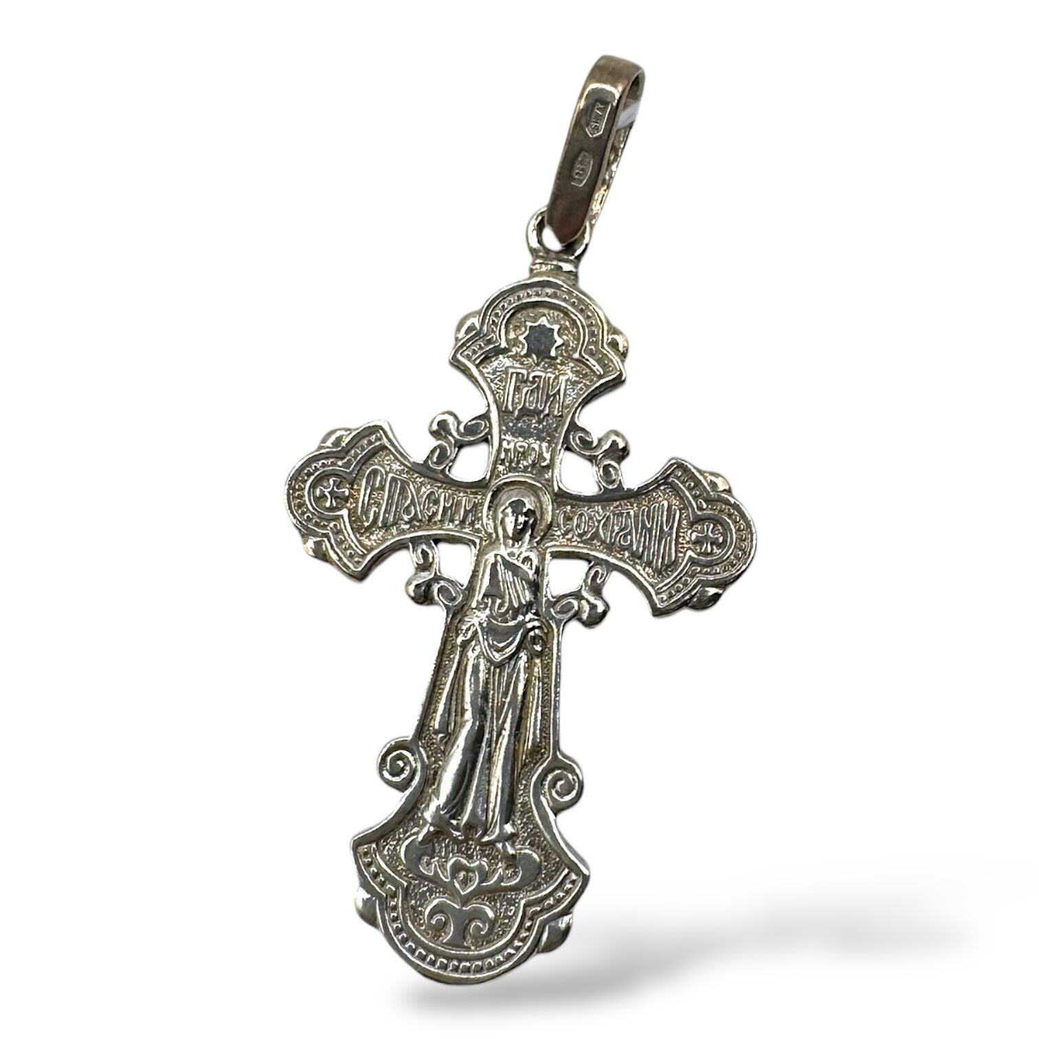 Срібна підвіска без вставок