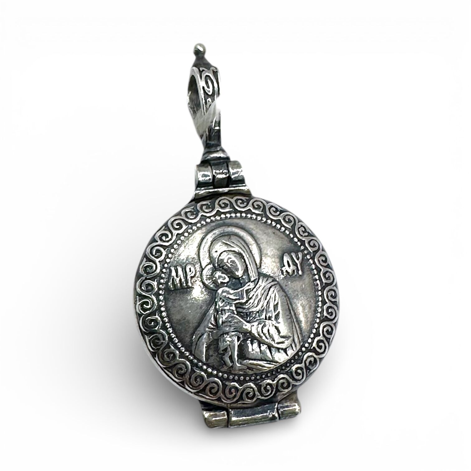 Серебряная подвеска без вставок