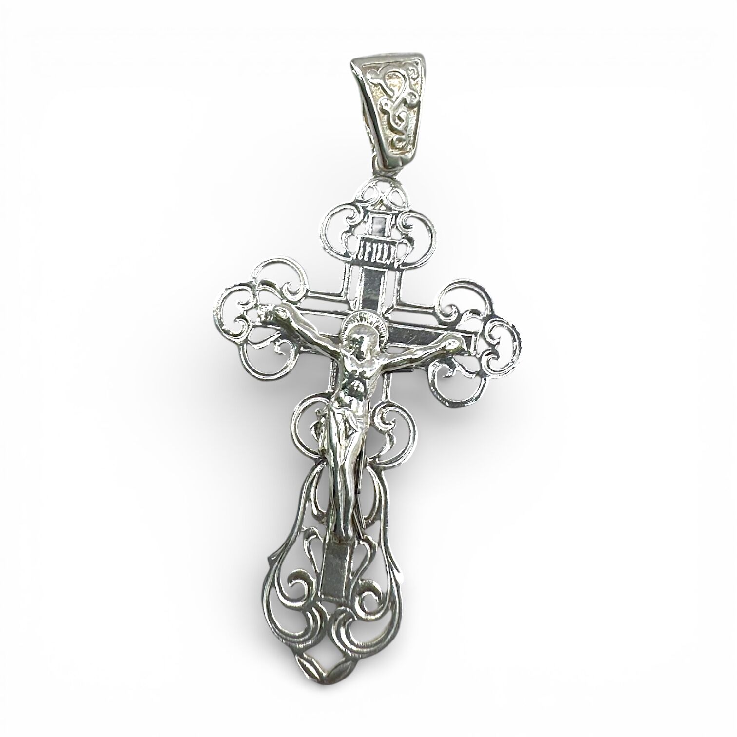 Срібна підвіска без вставок