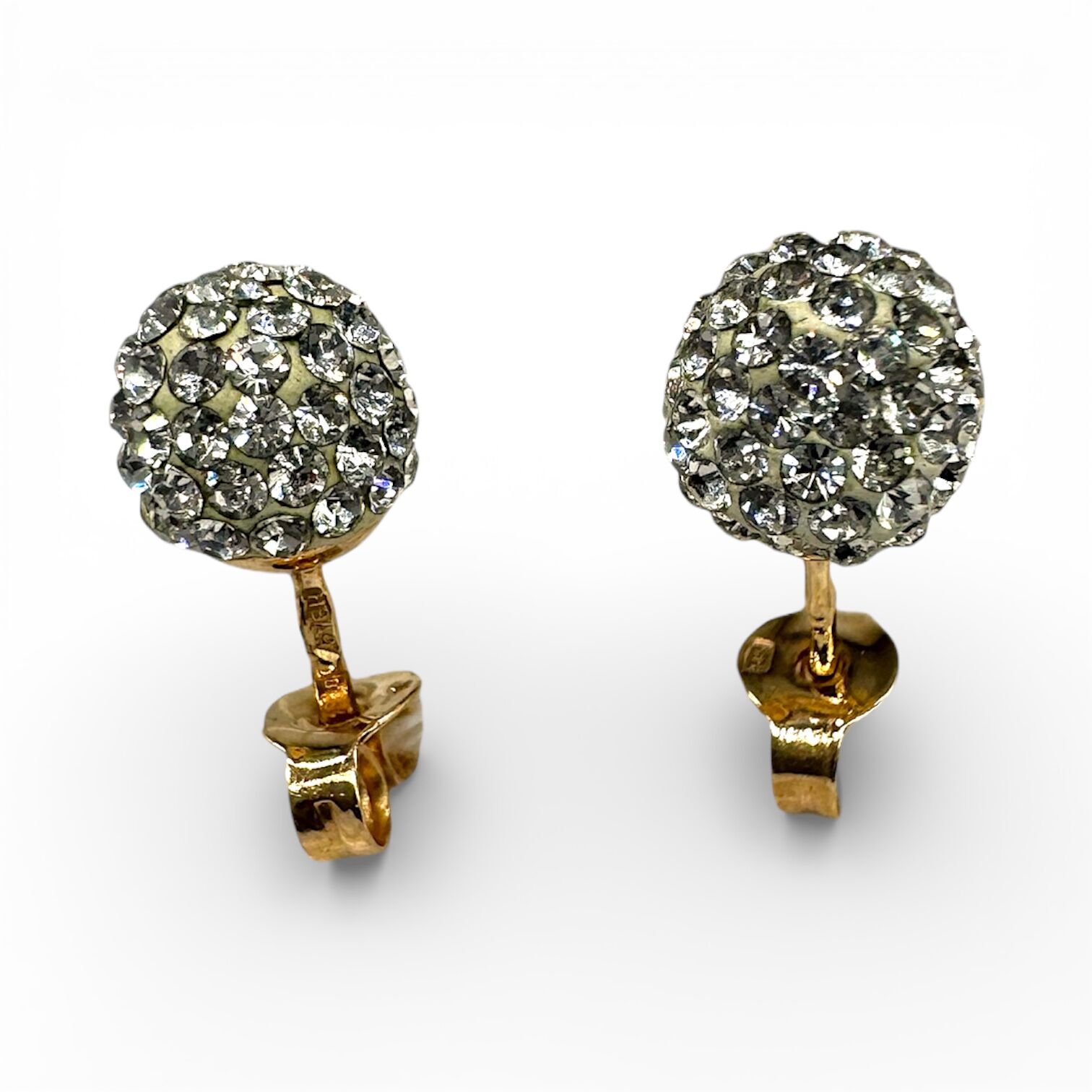 Золоті сережки з фіанітами