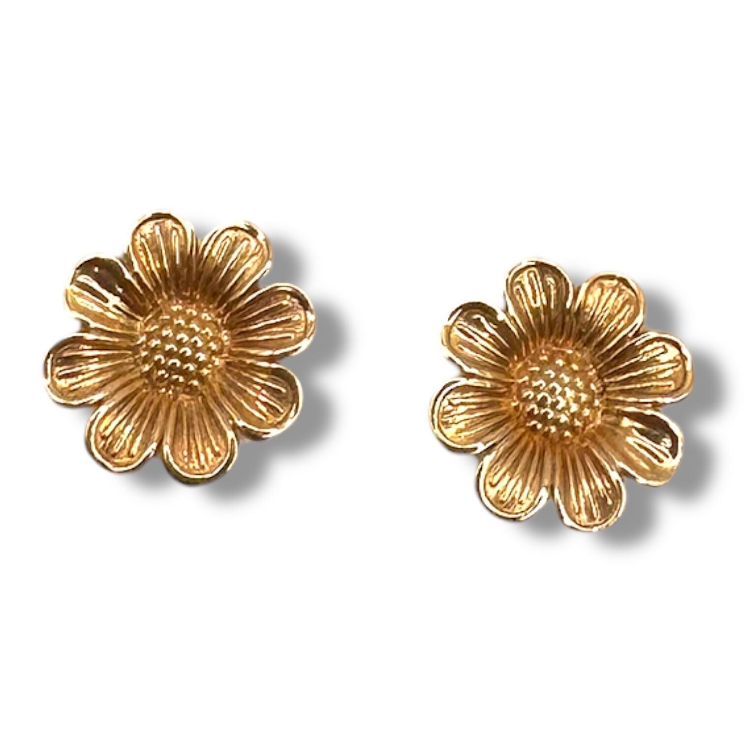 Золоті сережки без вставки