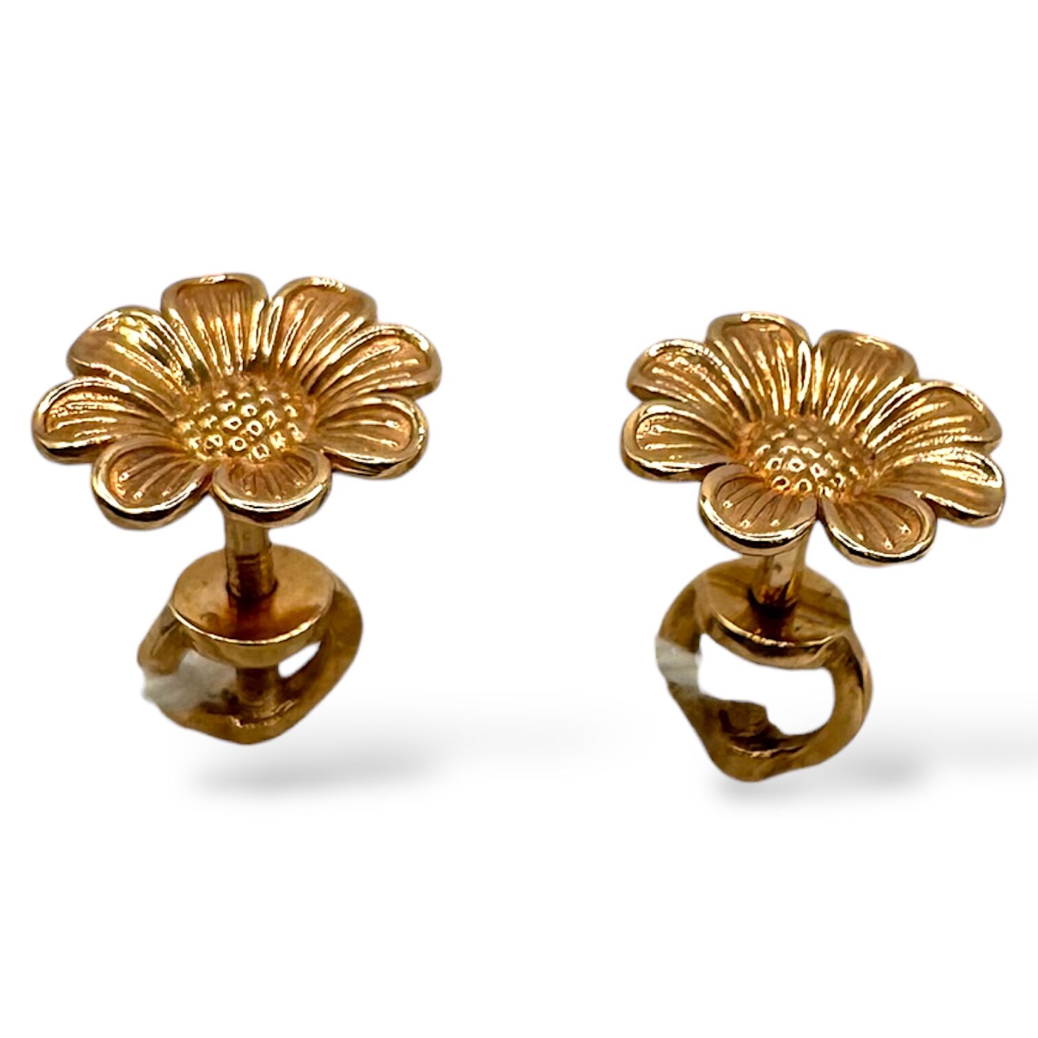 Золоті сережки без вставки