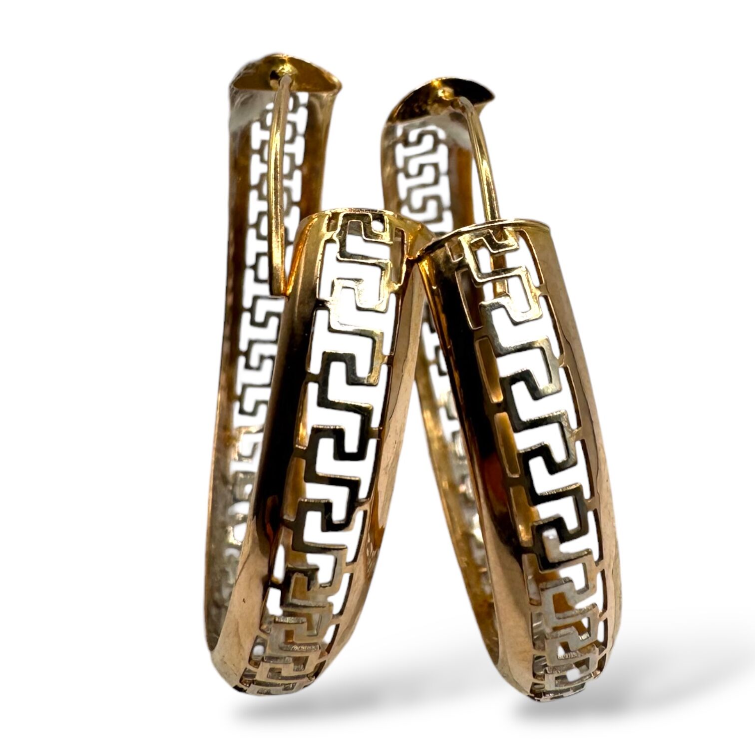 Золоті сережки без вставки