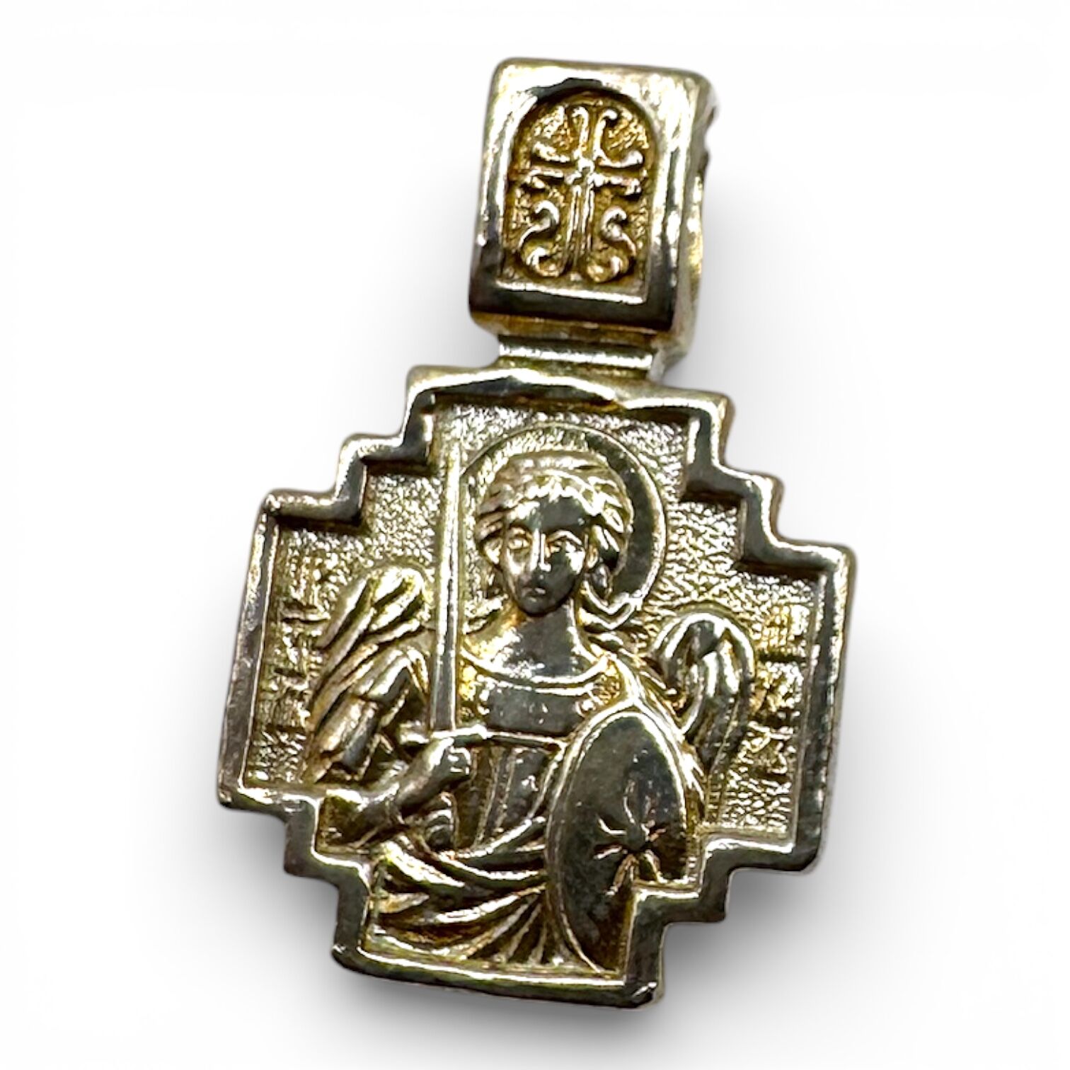 Серебряная подвеска без вставки