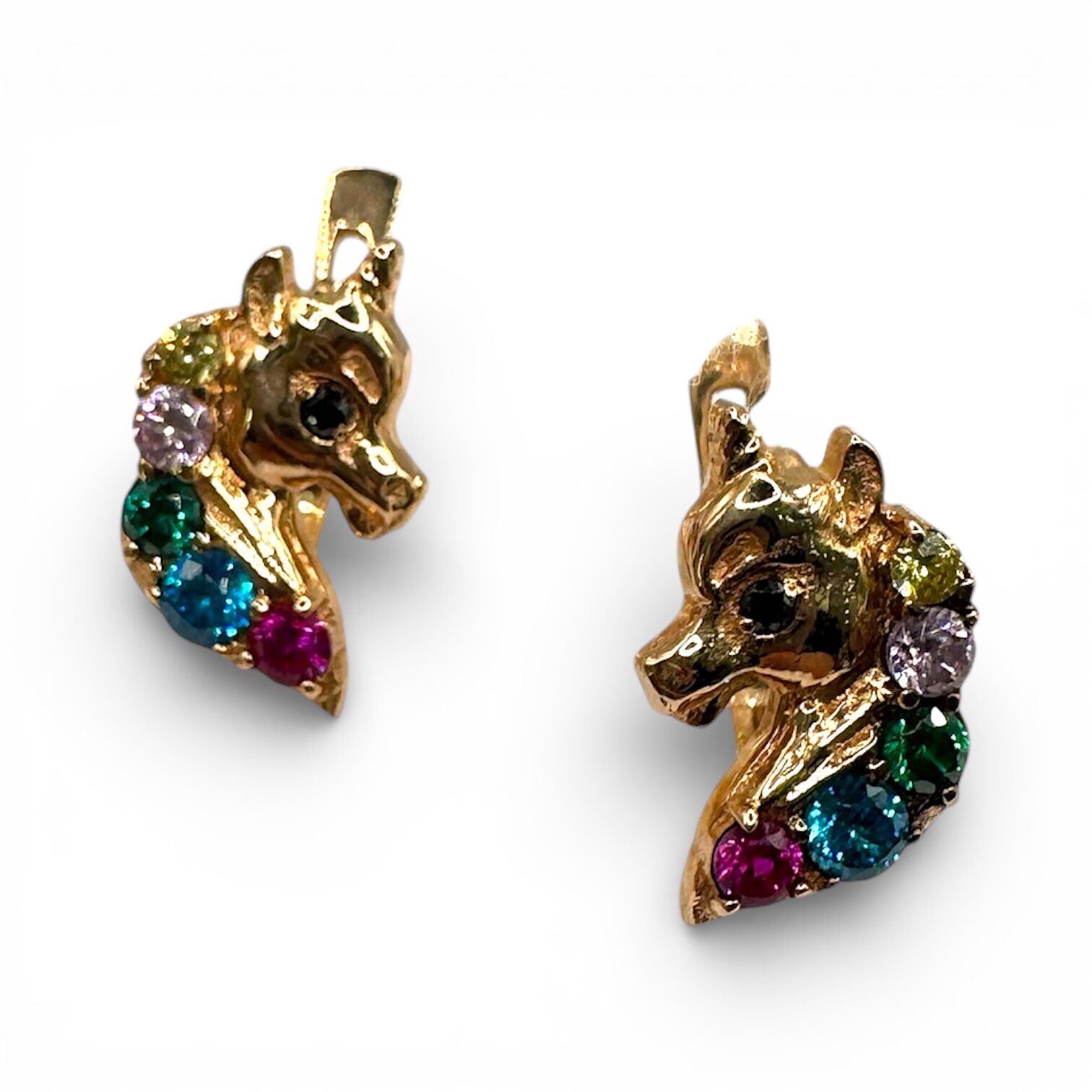 Золоті сережки з фіанітами