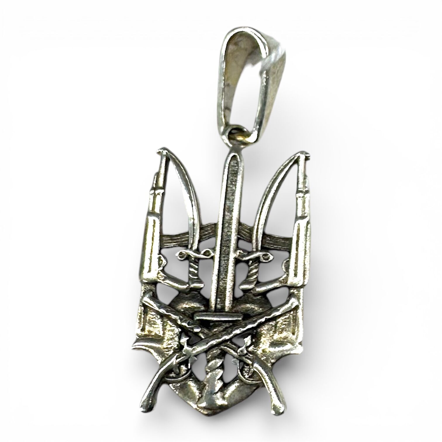 Срібна підвіска без вставок