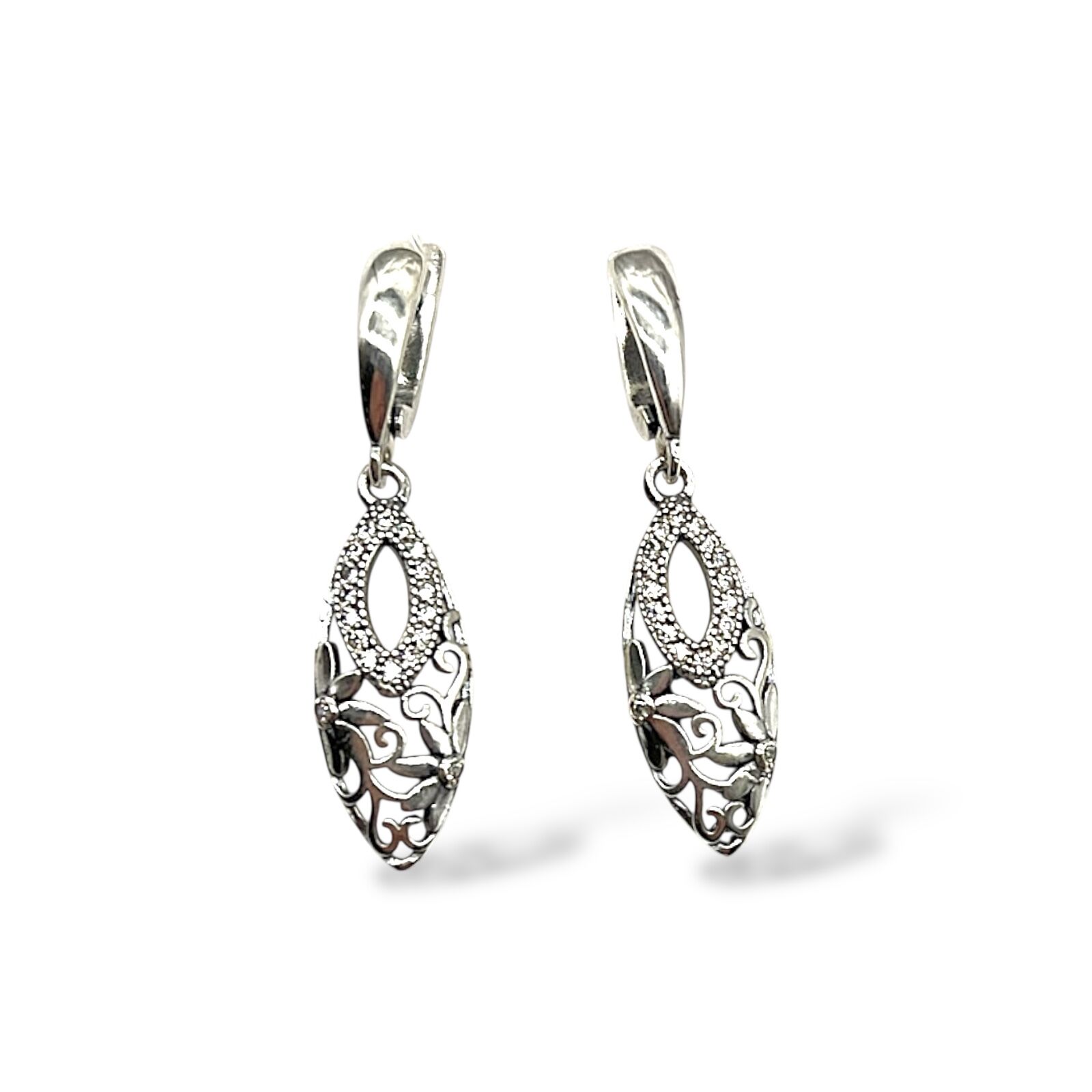 Срібні сережки