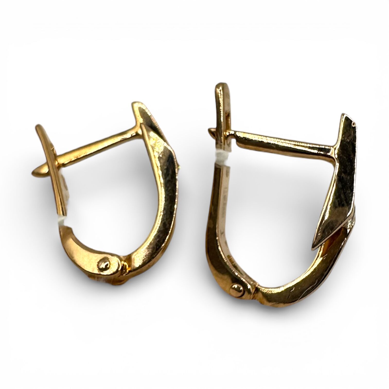 Золоті сережки з діамантами