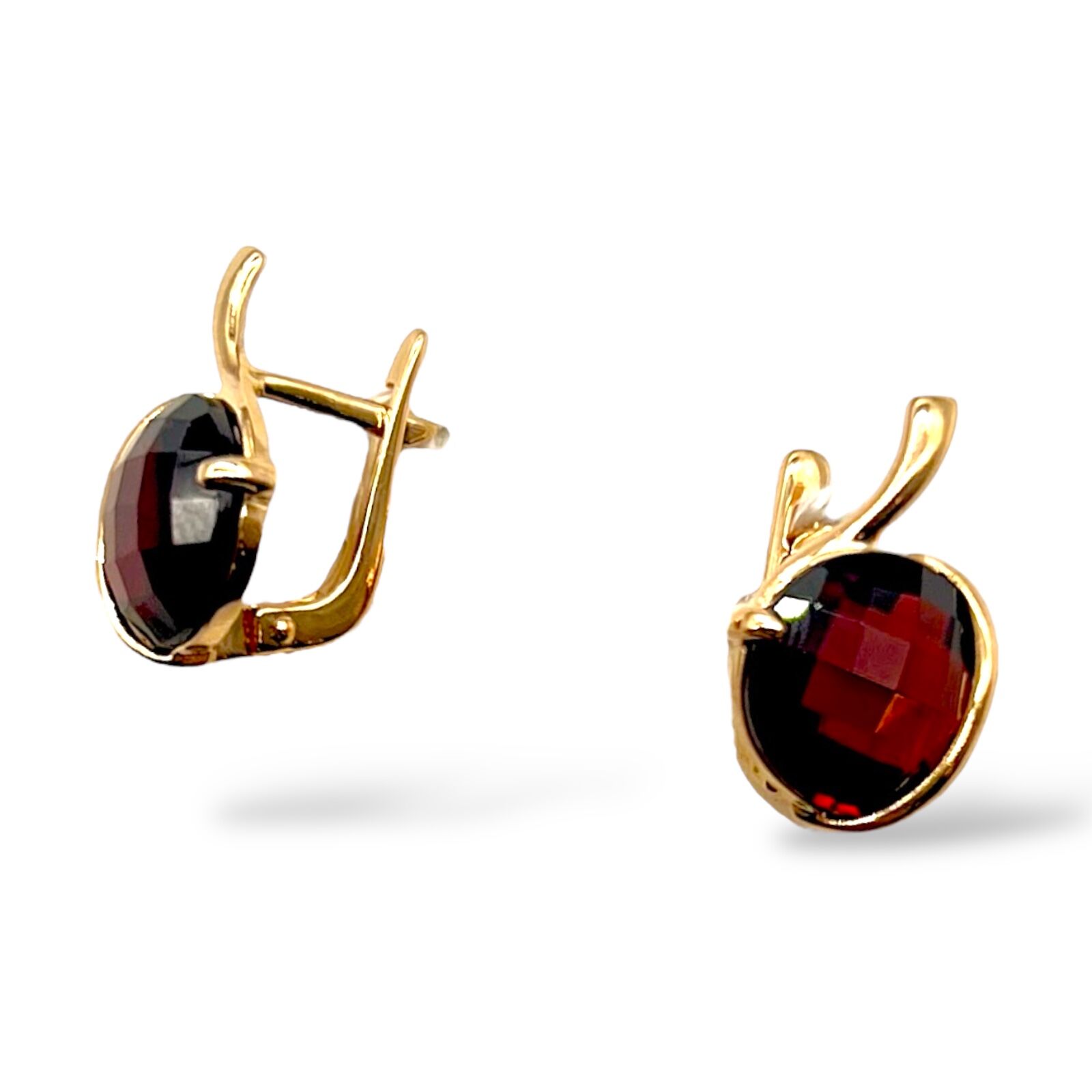 Золоті сережки з фіанітами