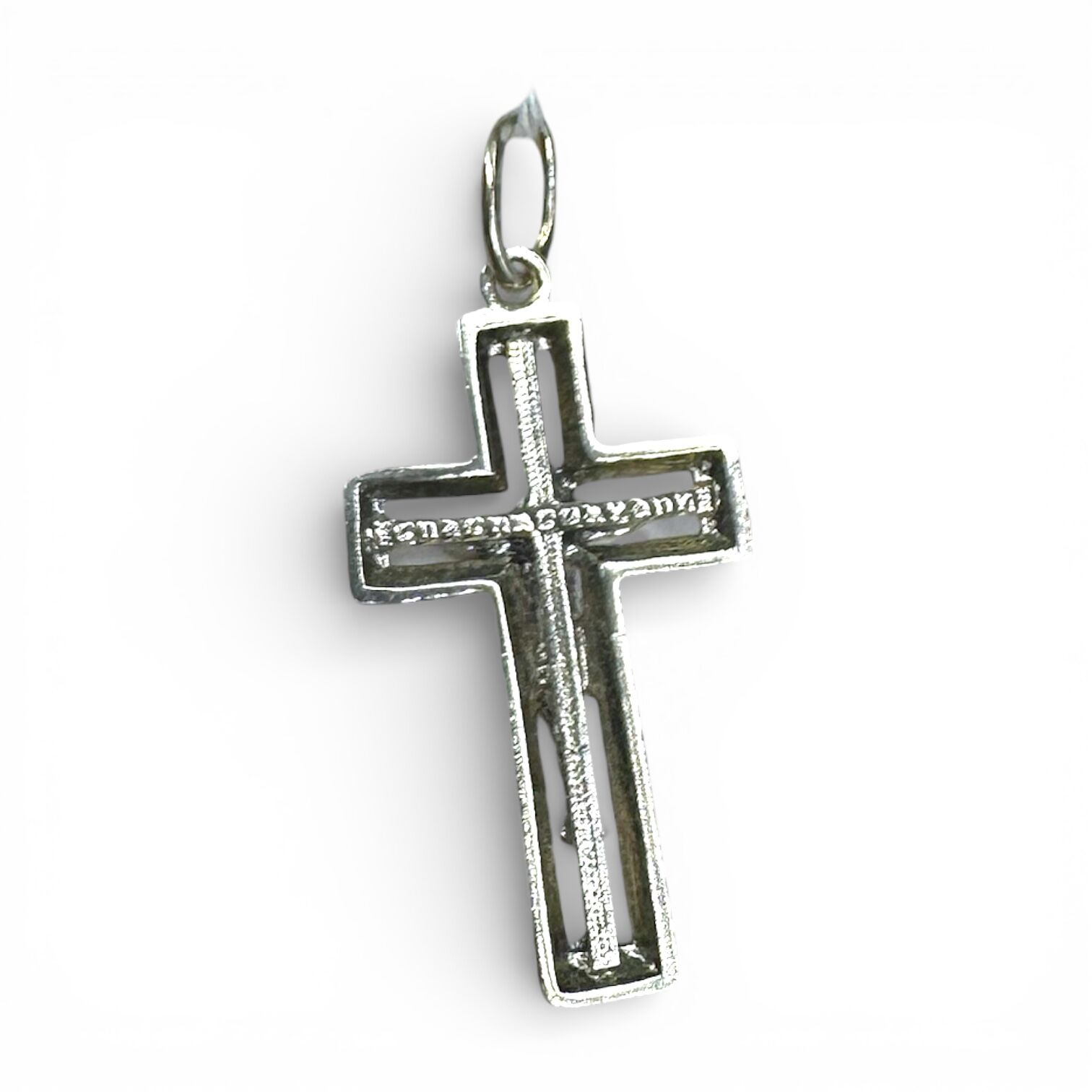 Срібна підвіска без вставок