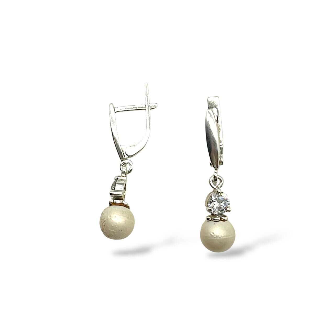 Срібні сережки