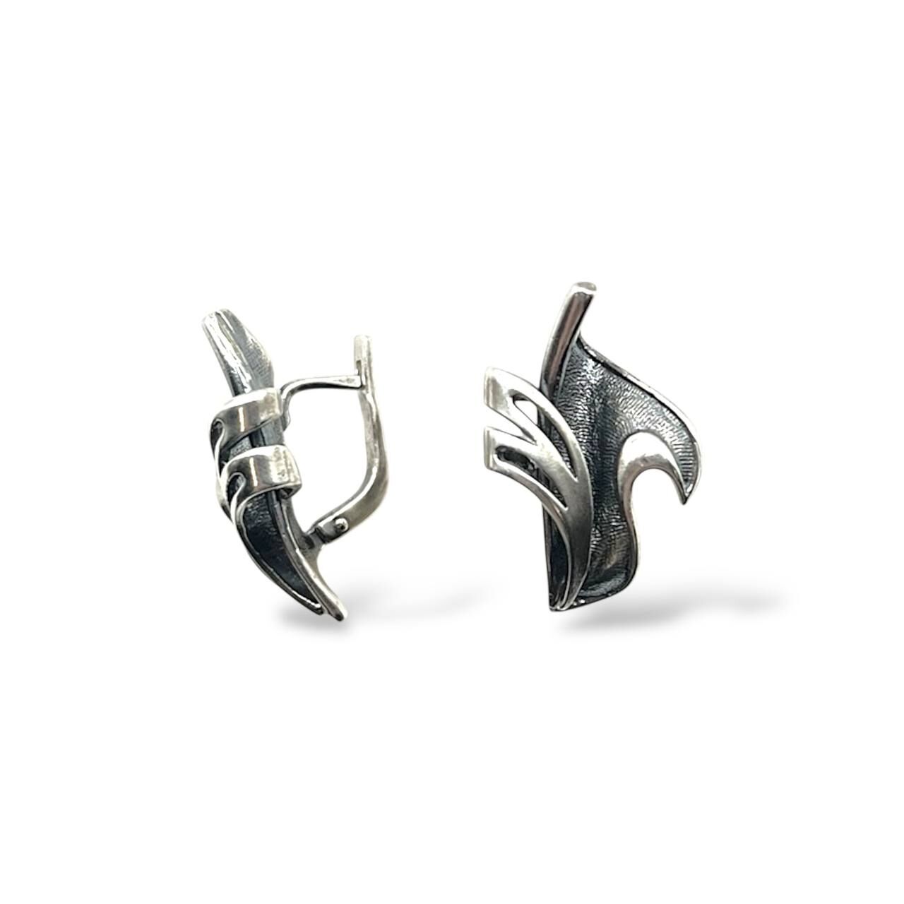 Серебряные серьги