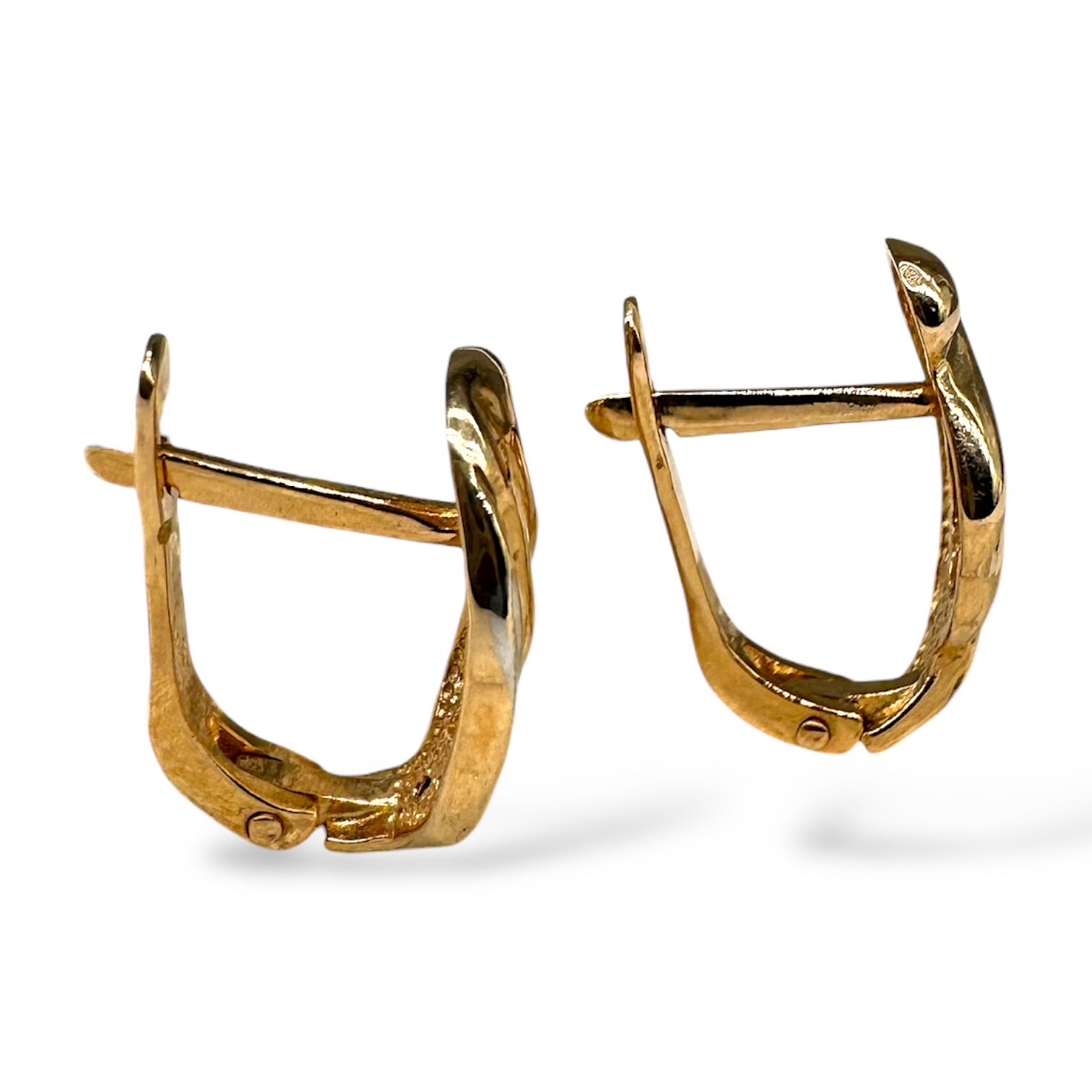 Золоті сережки з фіанітами