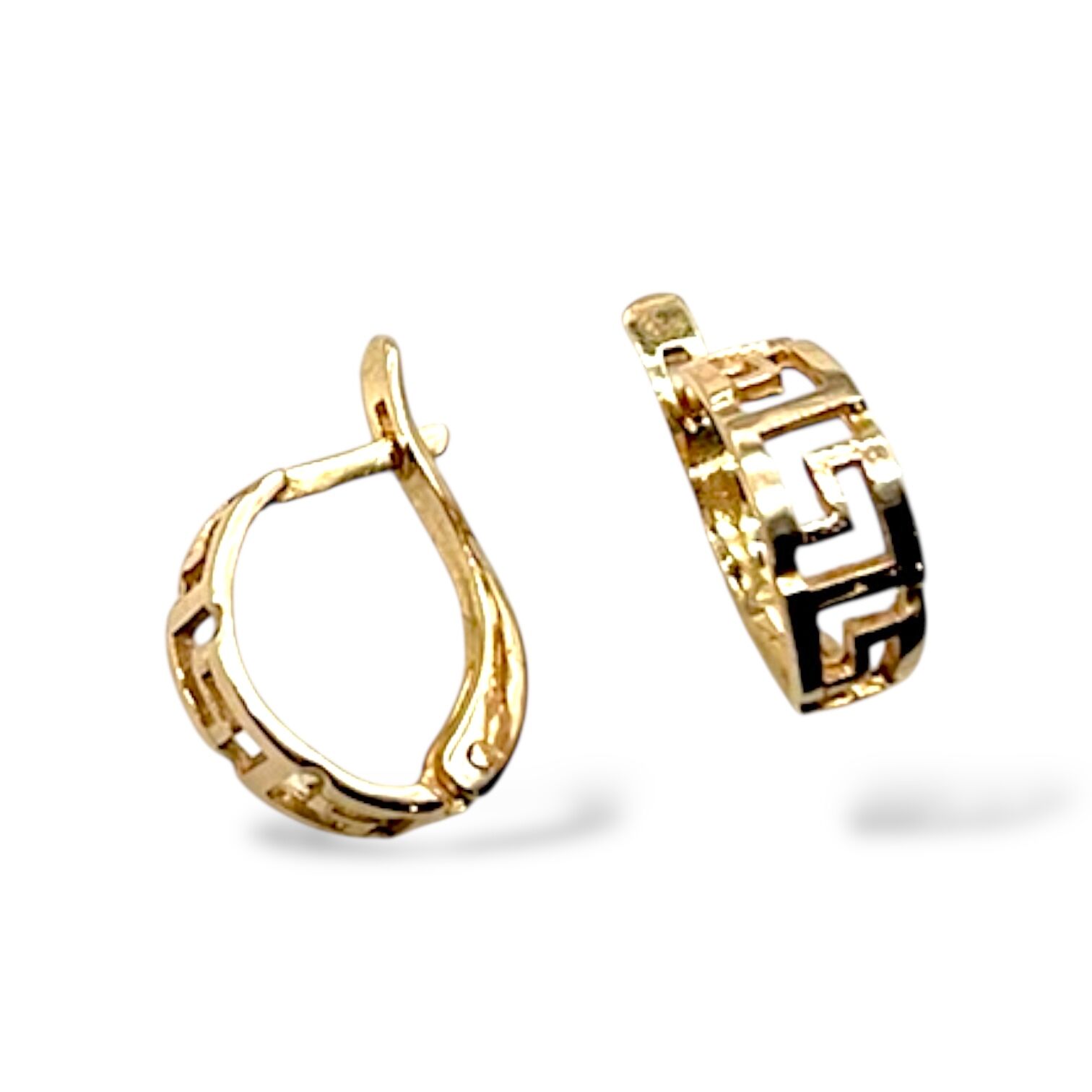 Золотые серьги без вставки