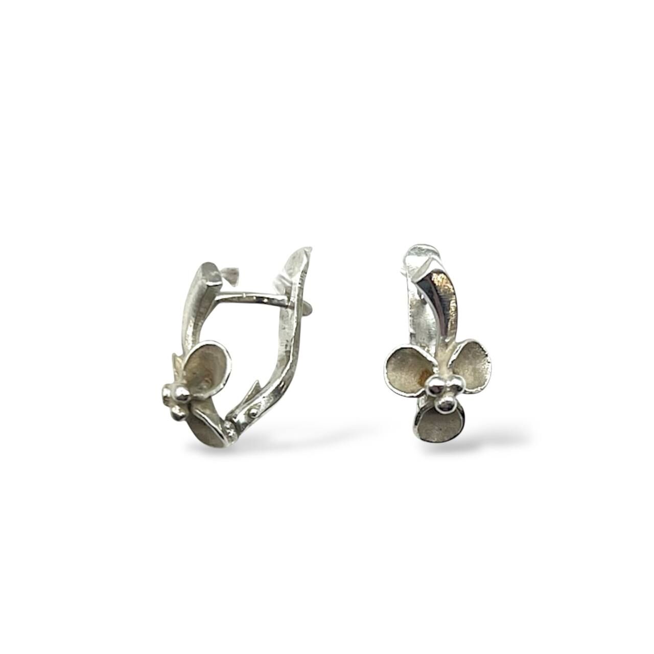 Срібні сережки