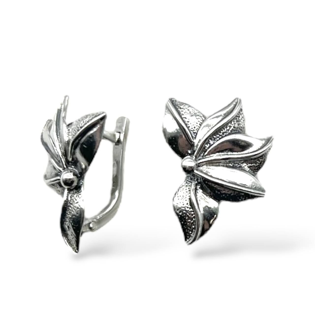 Срібні сережки