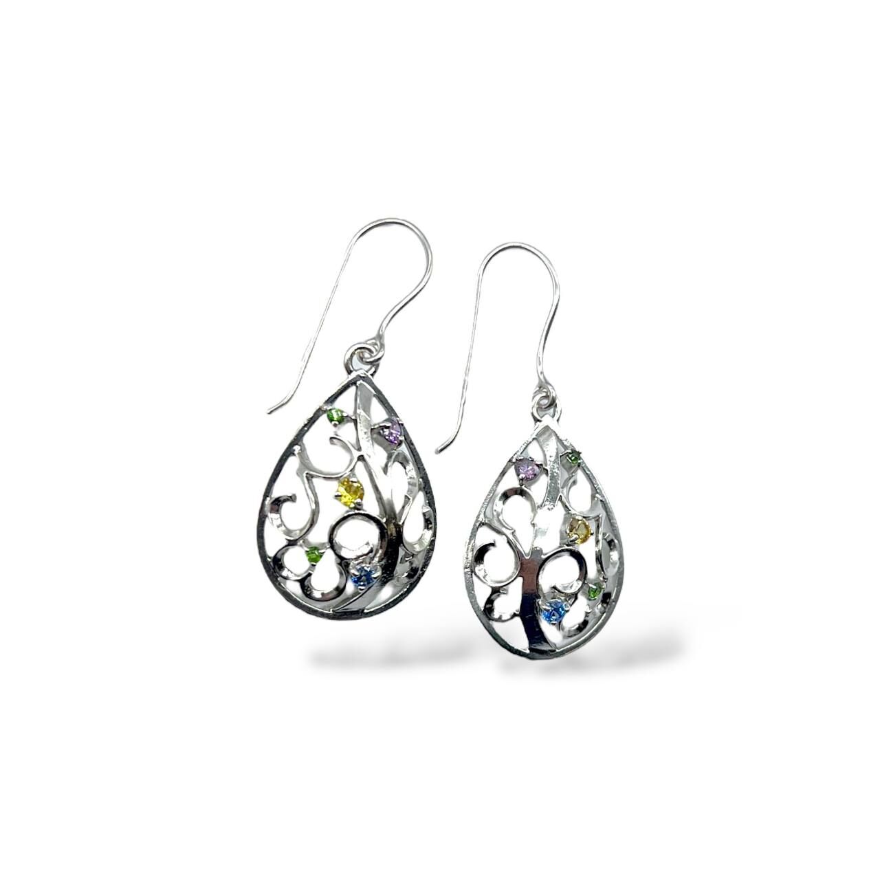 Срібні сережки