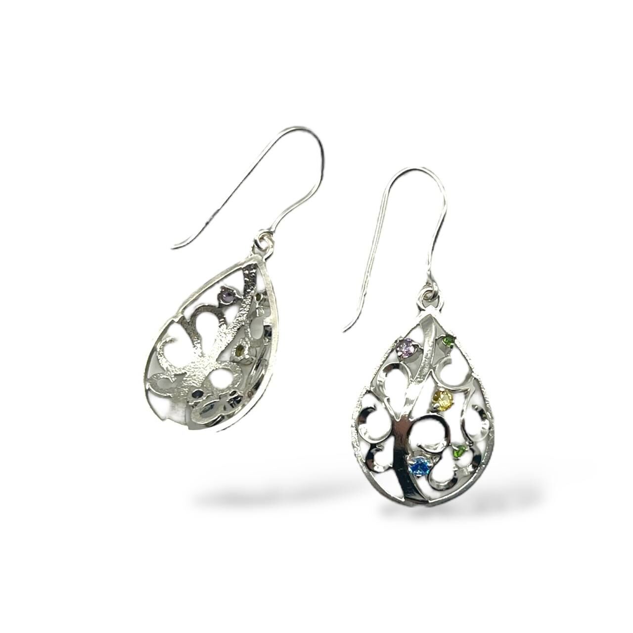 Срібні сережки